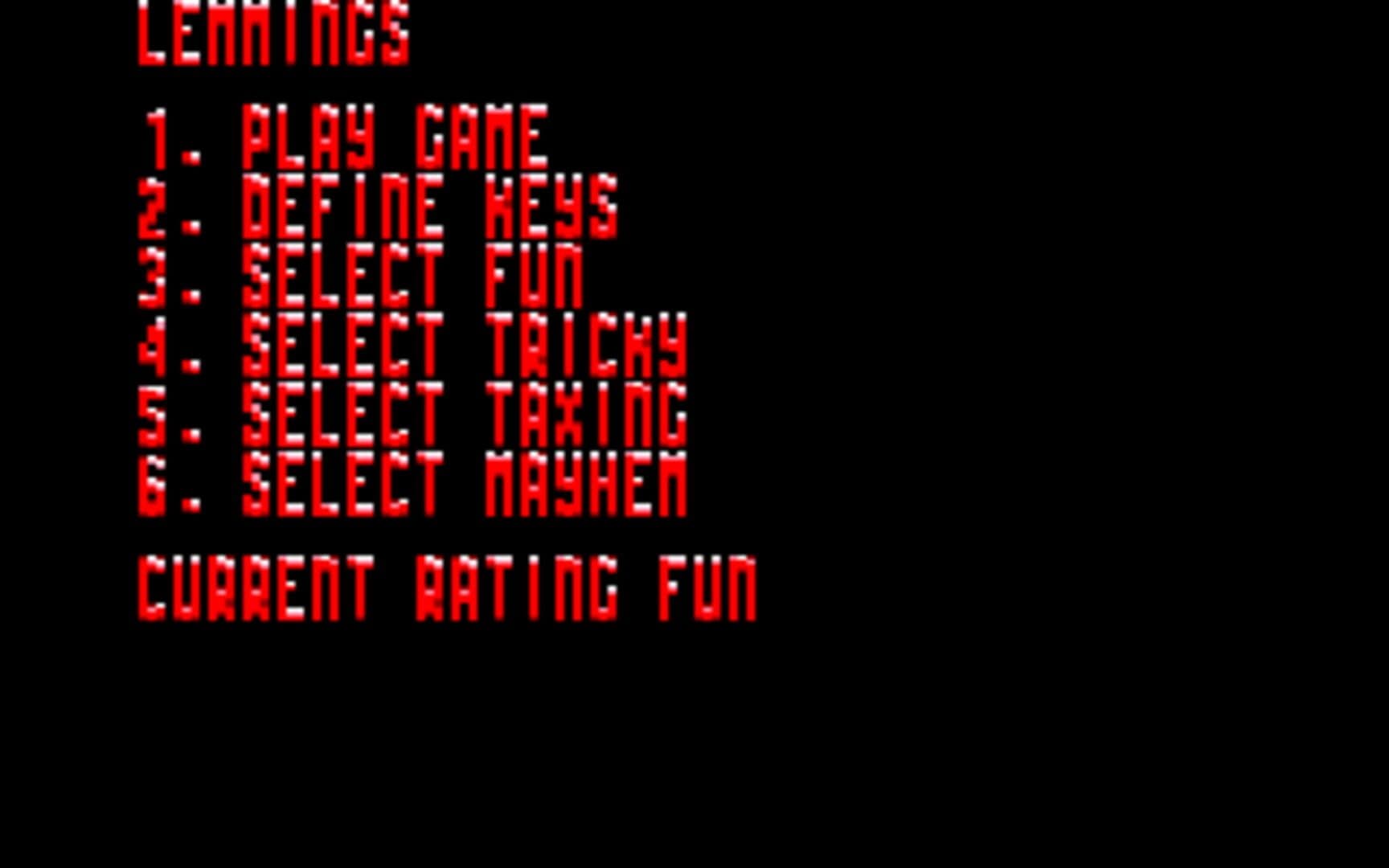 Lemmings screenshot 1