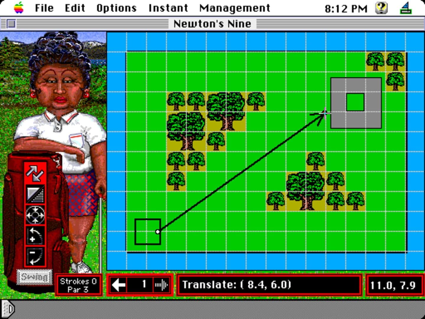 The Geometric Golfer screenshot 1