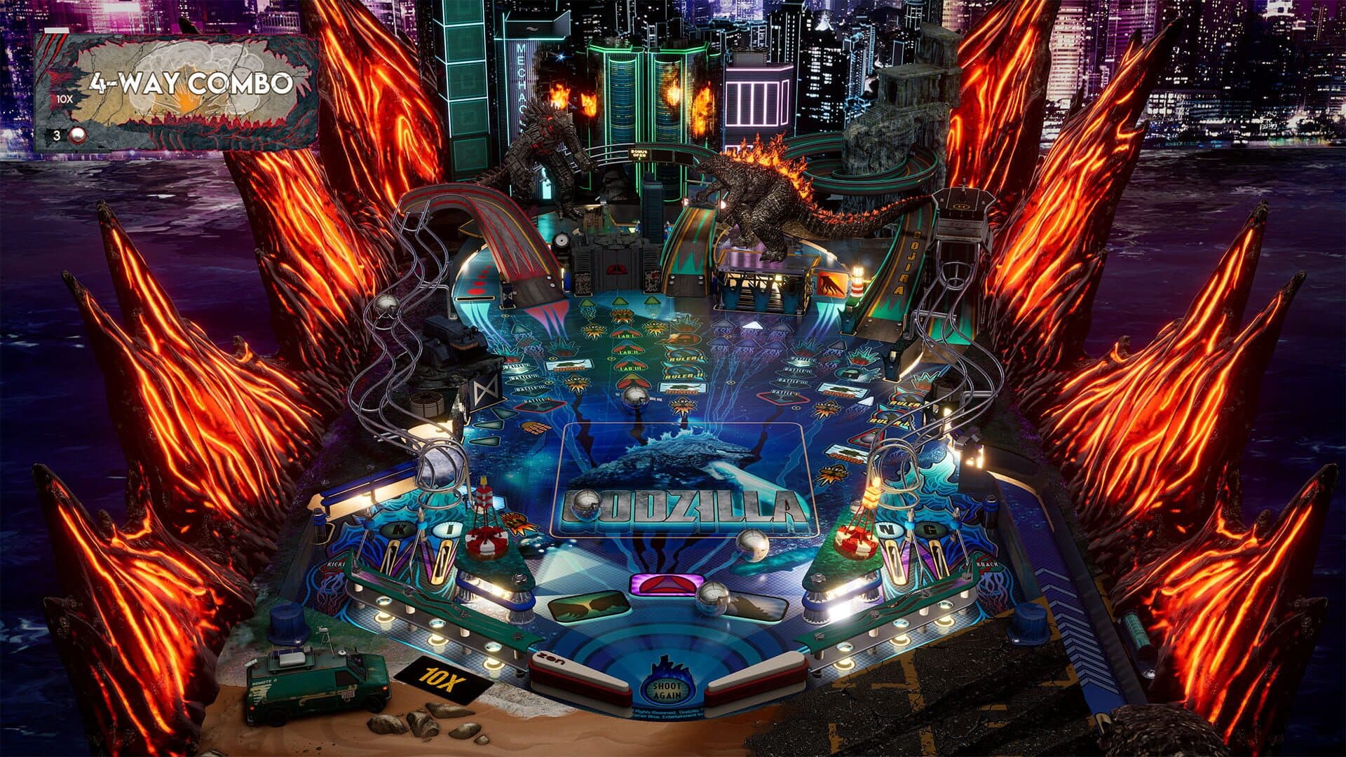 Pinball FX: Godzilla vs. Kong Pinball Pack screenshot 1