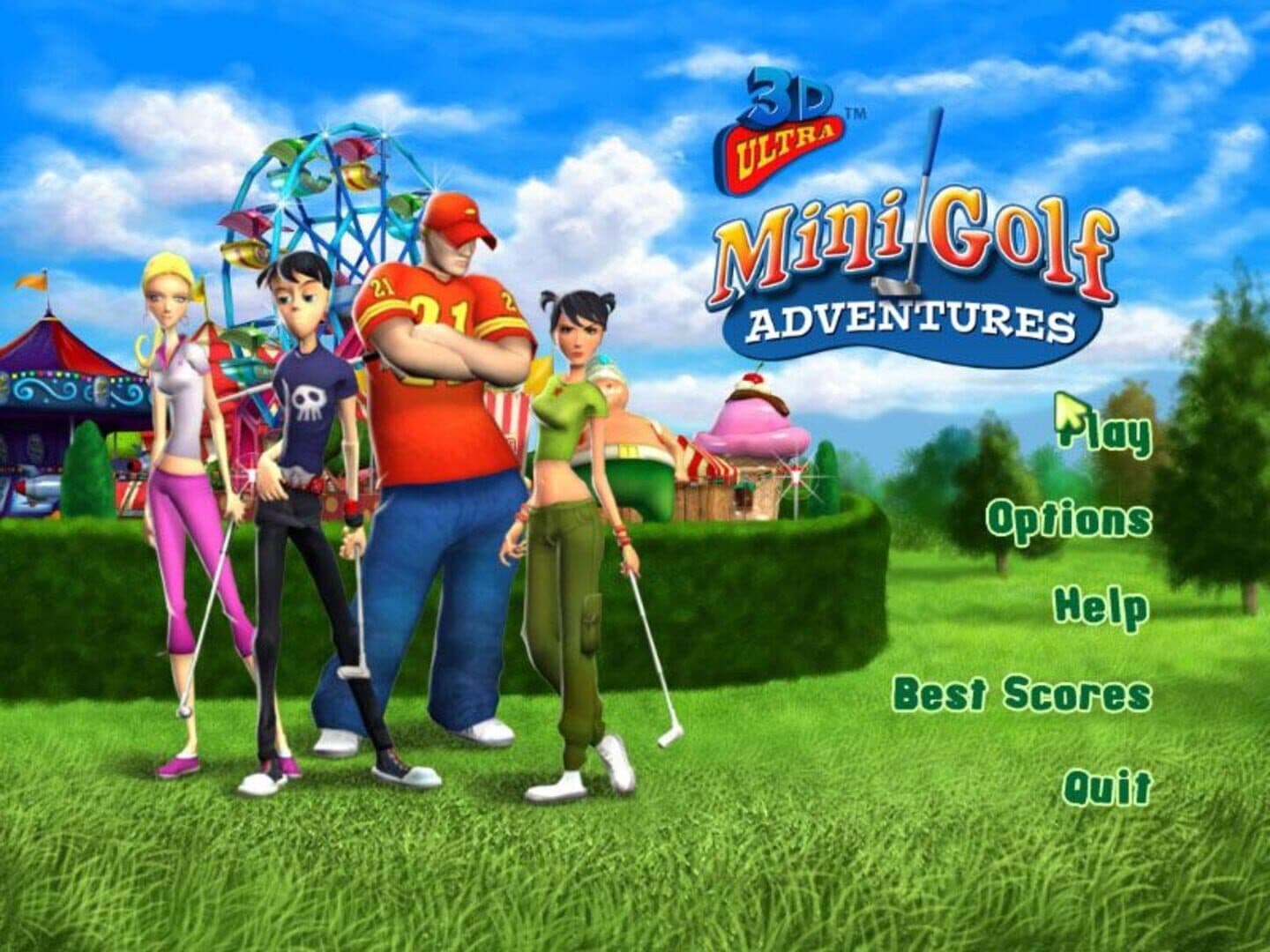 3D Ultra Minigolf Adventures: Carnival screenshot 1