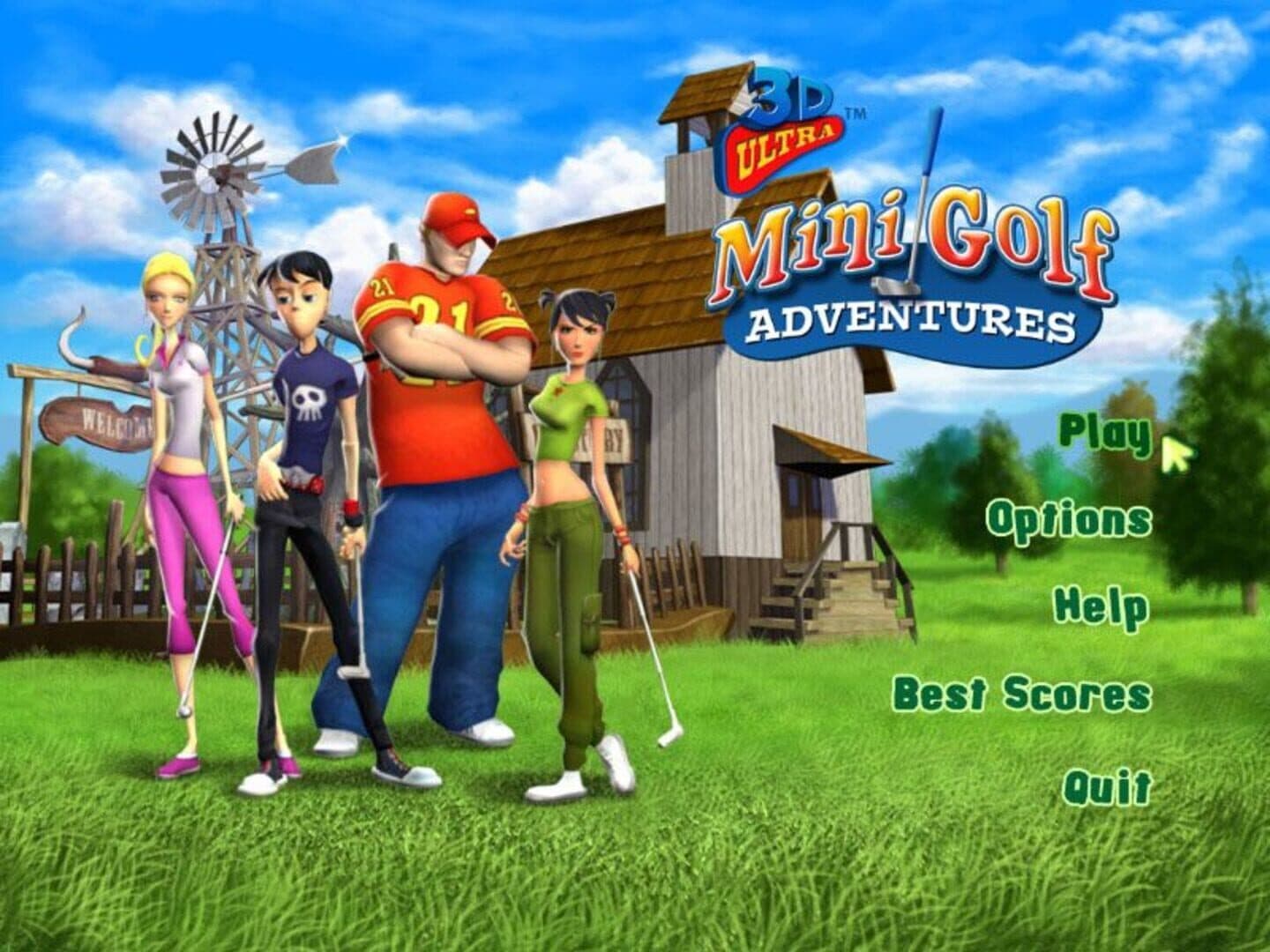 3D Ultra Minigolf Adventures: Wild West screenshot 1