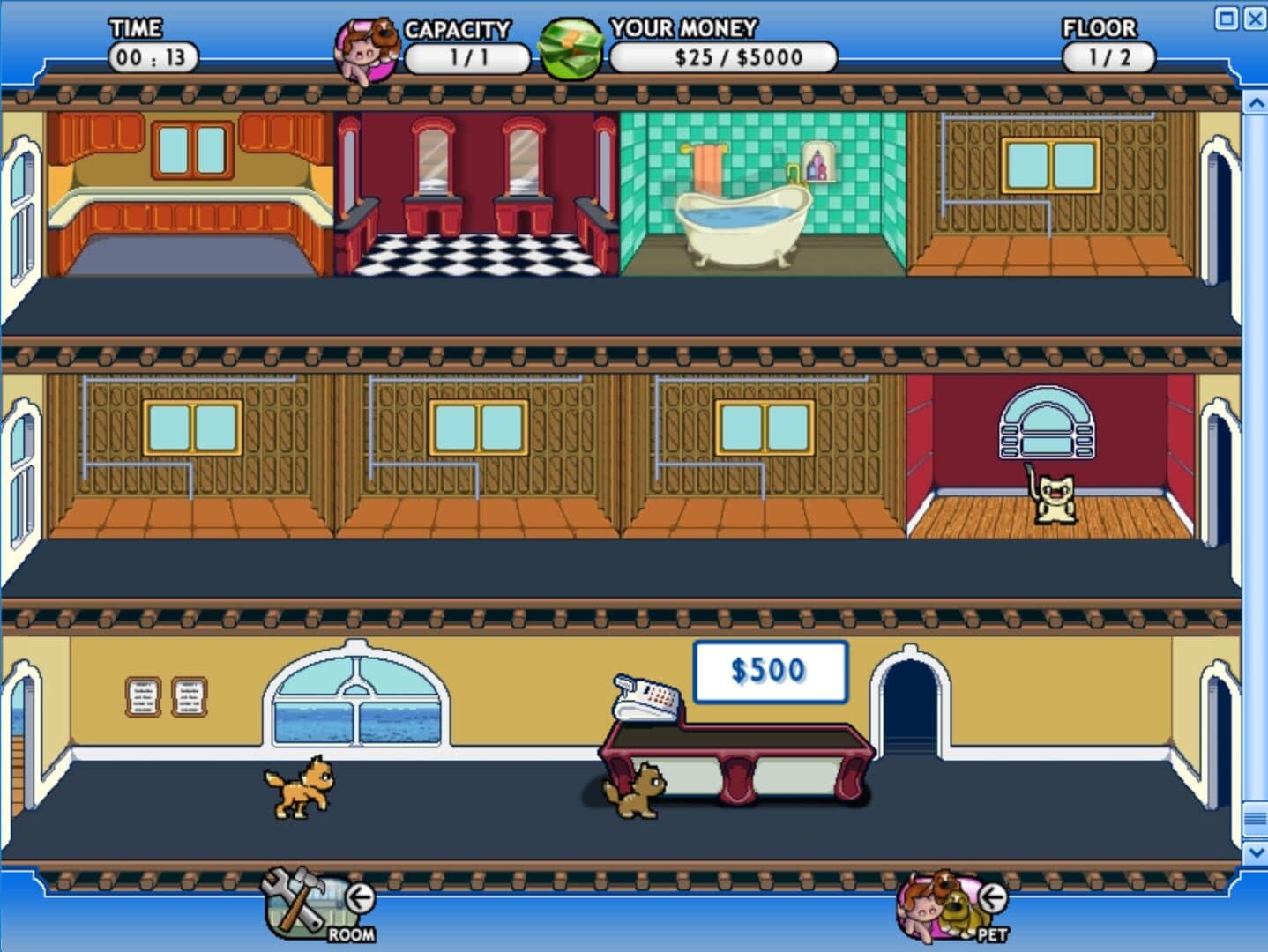 Pet Luv Spa and Resort Tycoon screenshot 1