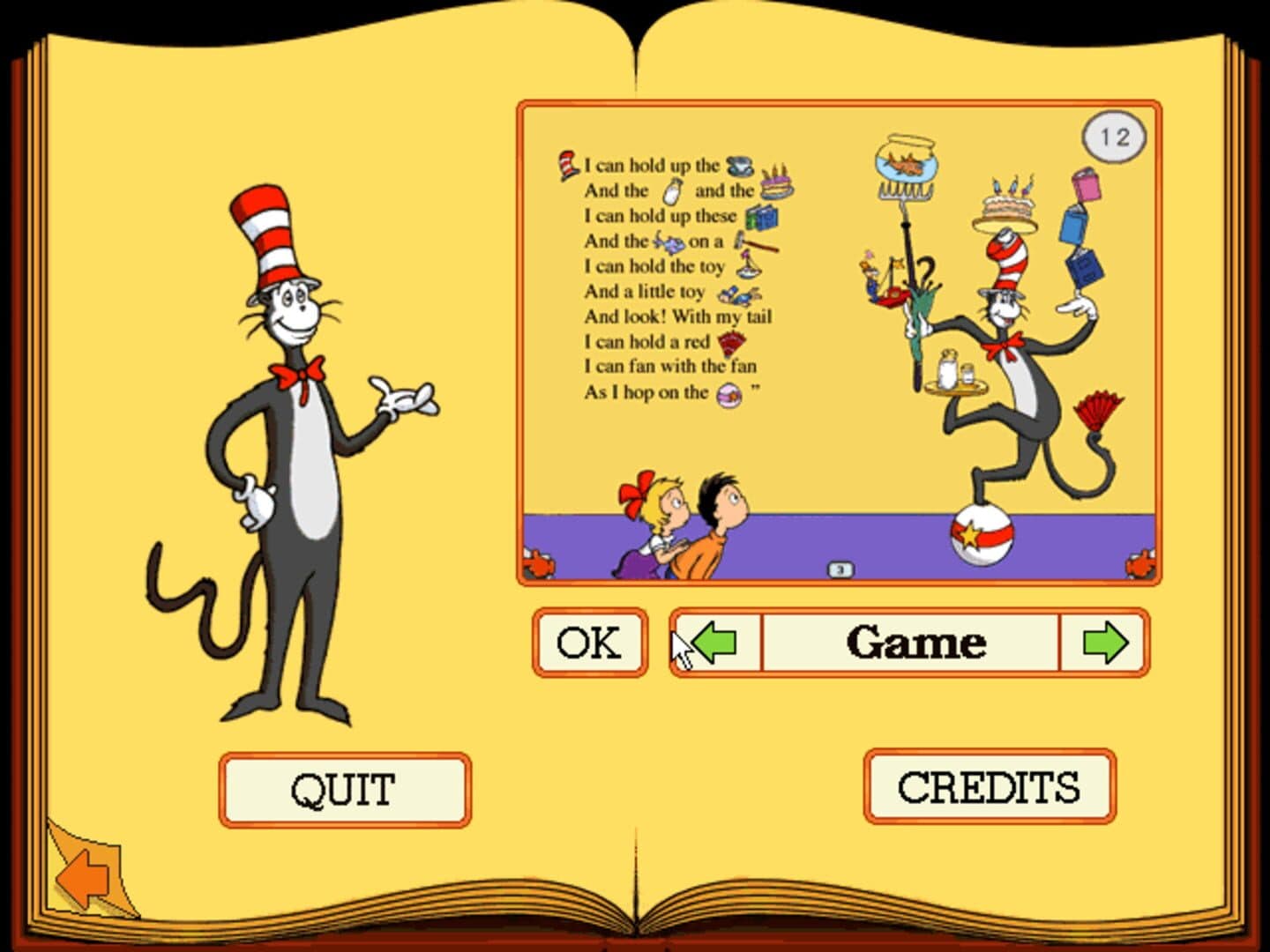 Living Books: The Cat in the Hat screenshot 1