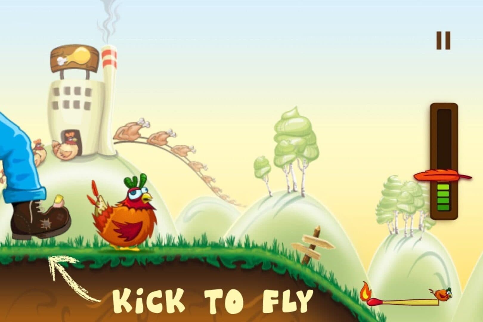 Rocket Chicken screenshot 1