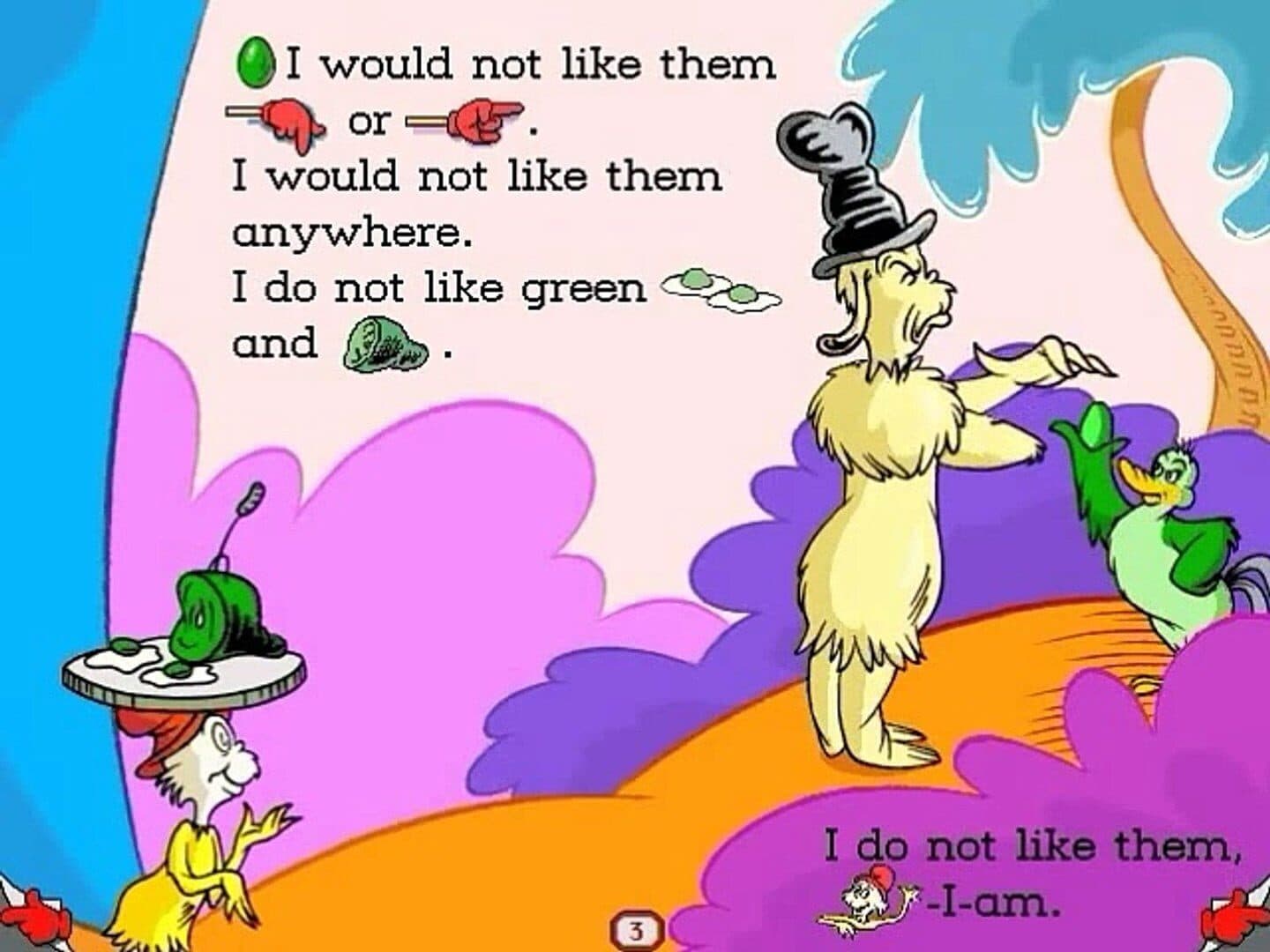 Living Books: Green Eggs and Ham screenshot 1