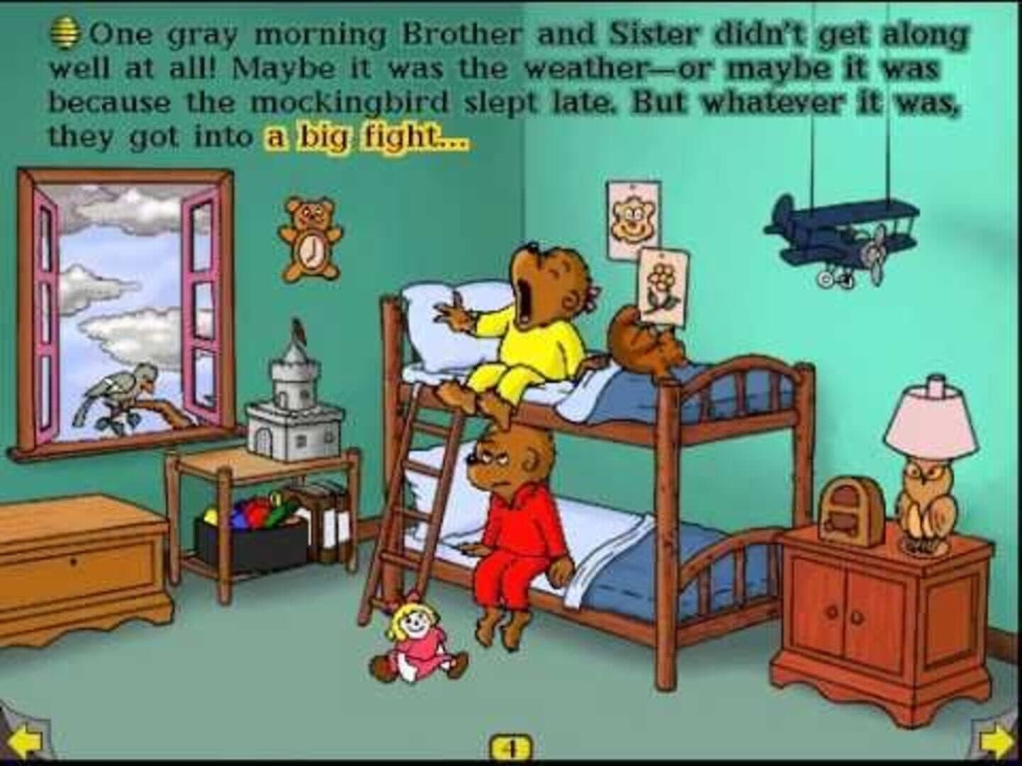 Living Books: The Berenstain Bears Get in a Fight screenshot 1