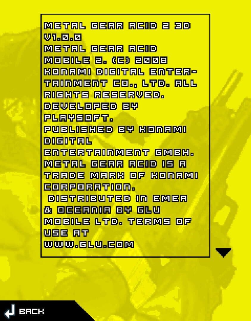 Metal Gear Acid 2: Mobile 3D screenshot 2