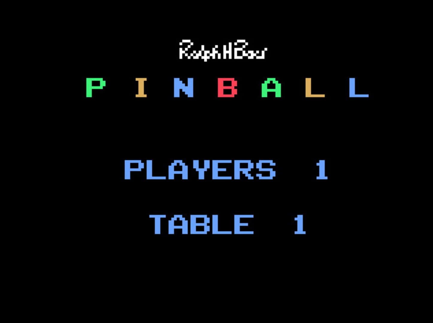 Ralph Baer's Pinball! screenshot 1