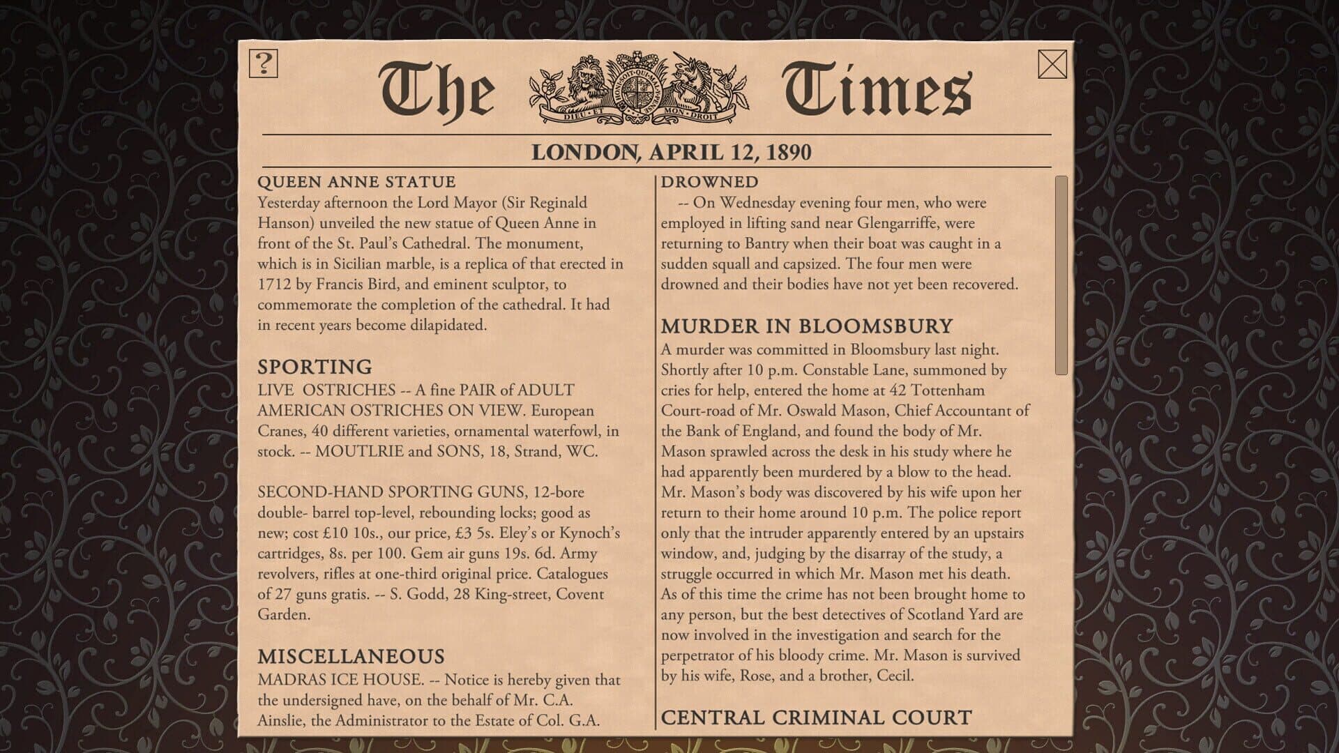Sherlock Holmes Consulting Detective: The Case of Banker's Final Debt screenshot 4