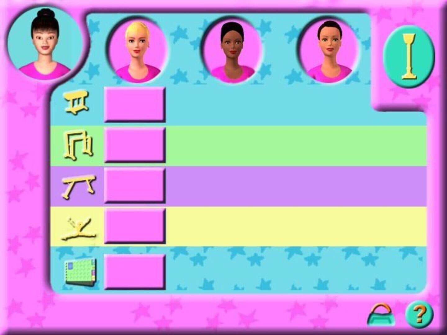 Barbie's Team Gymnastics screenshot 1