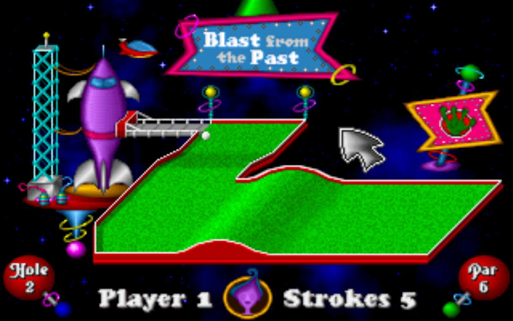Fuzzy's World of Miniature Space Golf screenshot 8