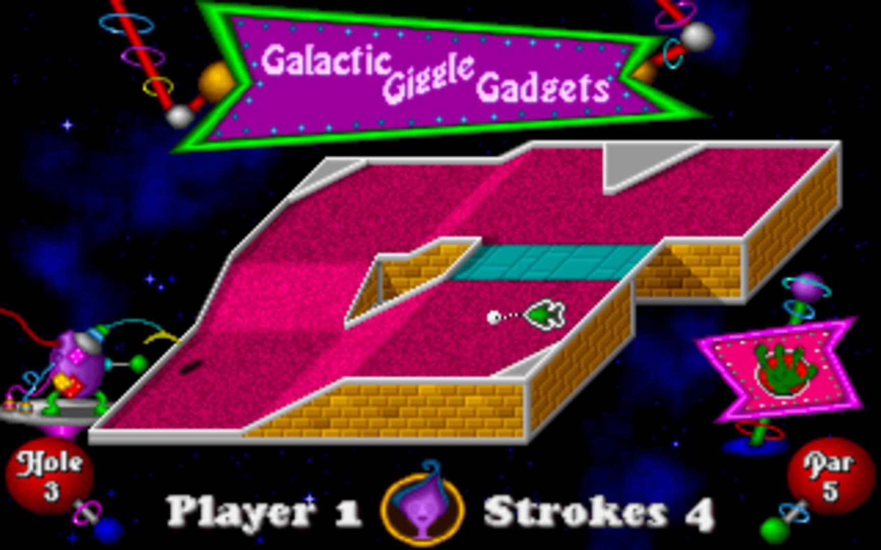 Fuzzy's World of Miniature Space Golf screenshot 11