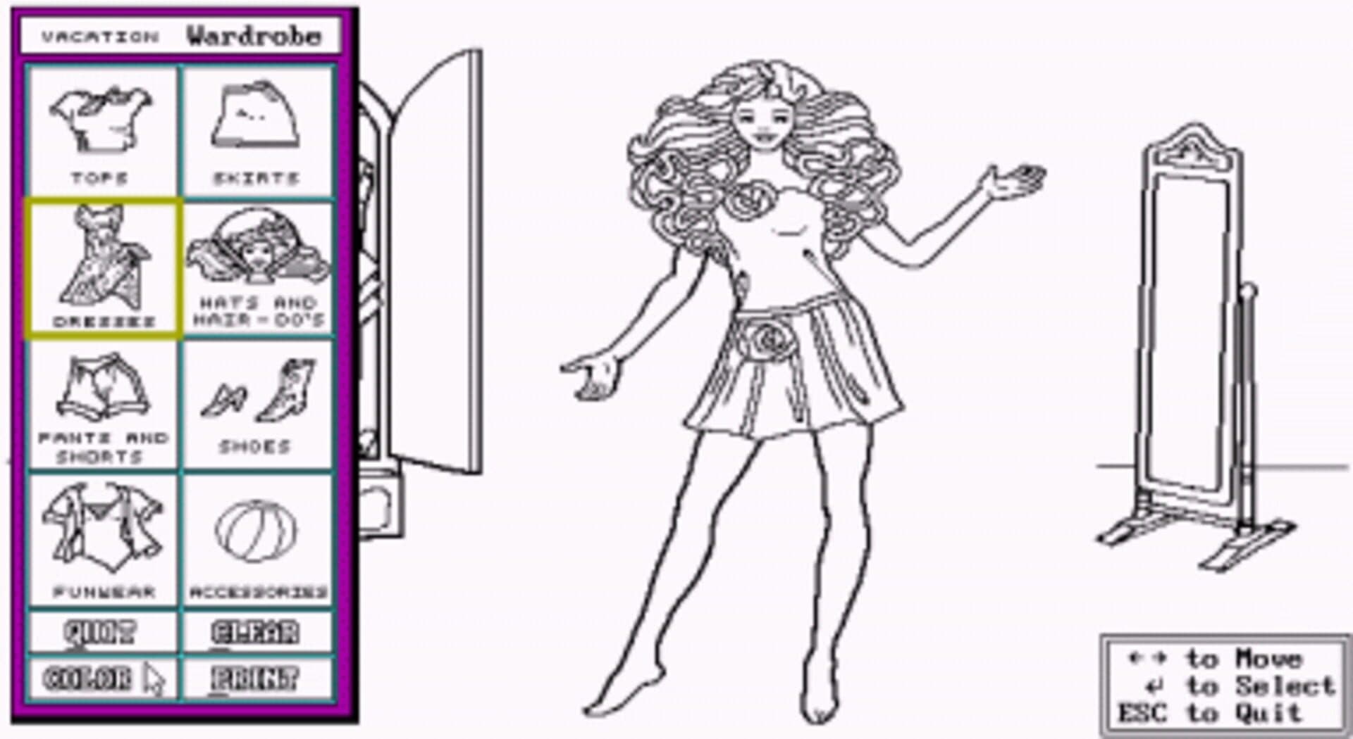 Barbie PC Fashion Design & Color screenshot 3
