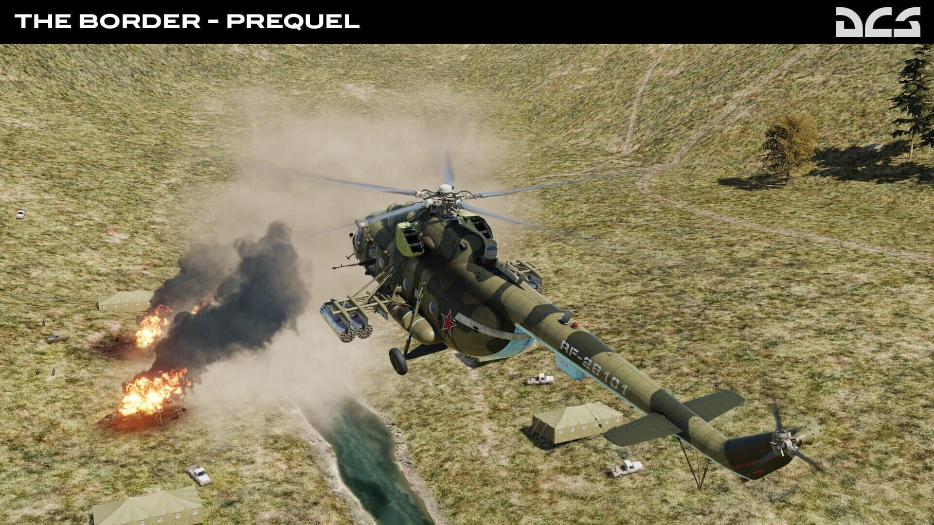 DCS World: Mi-24P The Border Prequel Campaign by Armen Murazyan screenshot 4