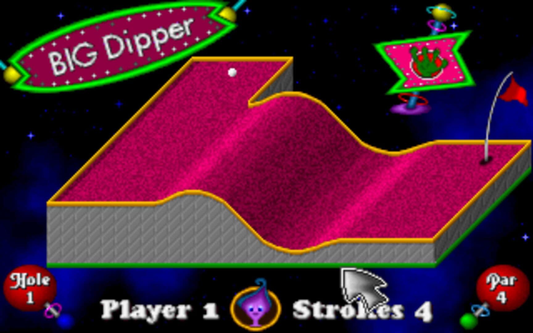 Fuzzy's Cosmic Space Golf screenshot 13