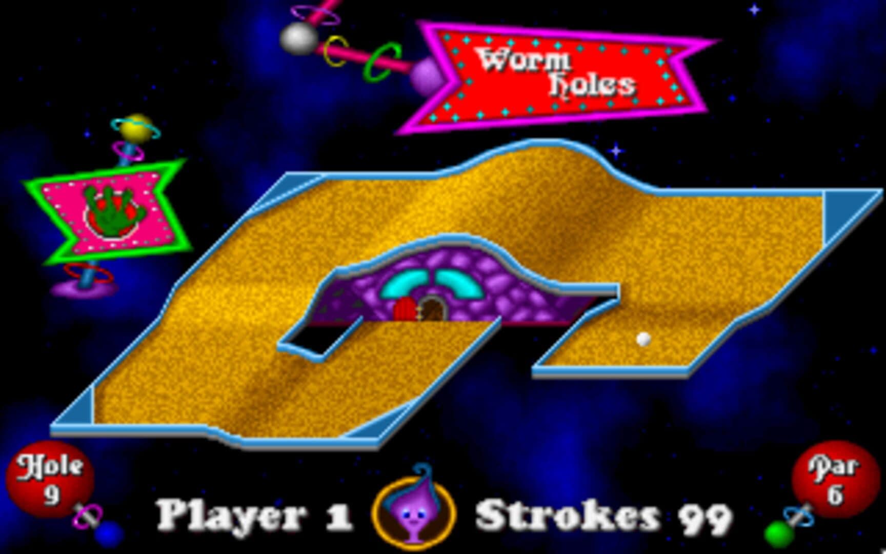 Fuzzy's Cosmic Space Golf screenshot 4
