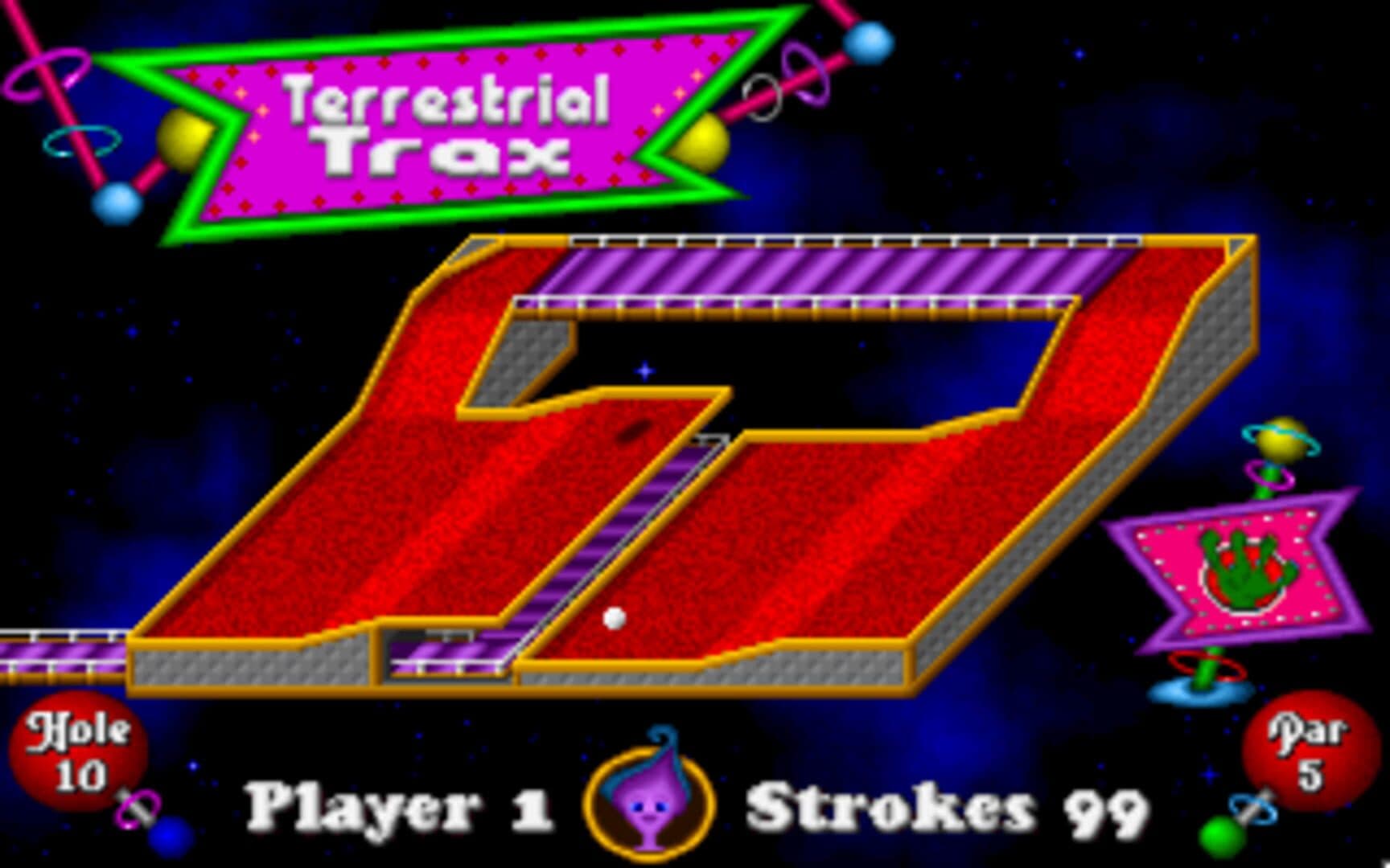 Fuzzy's Cosmic Space Golf screenshot 5