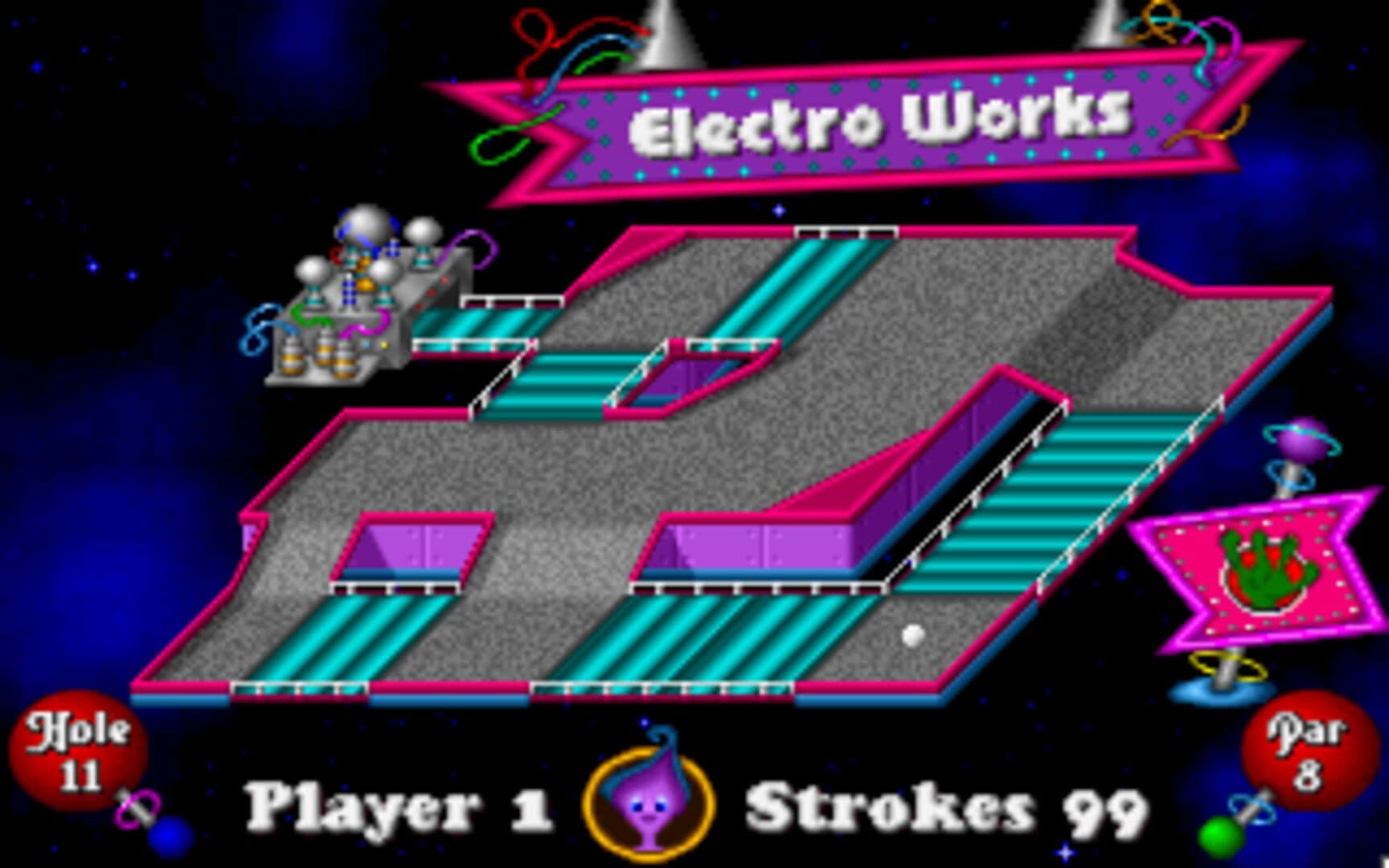 Fuzzy's Cosmic Space Golf screenshot 6
