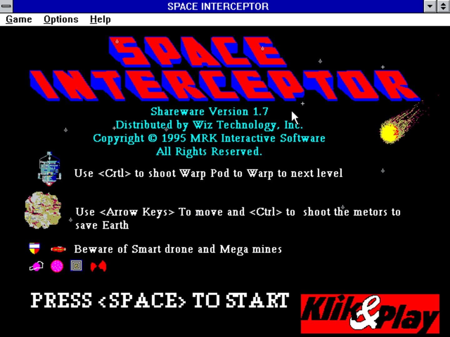 Space Interceptor screenshot 1