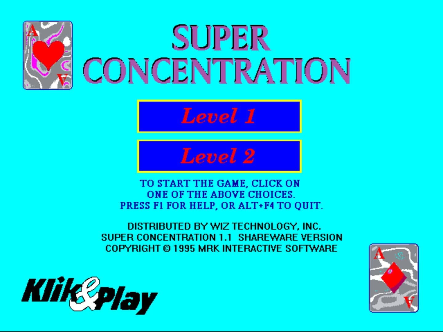 Super Concentration screenshot 1