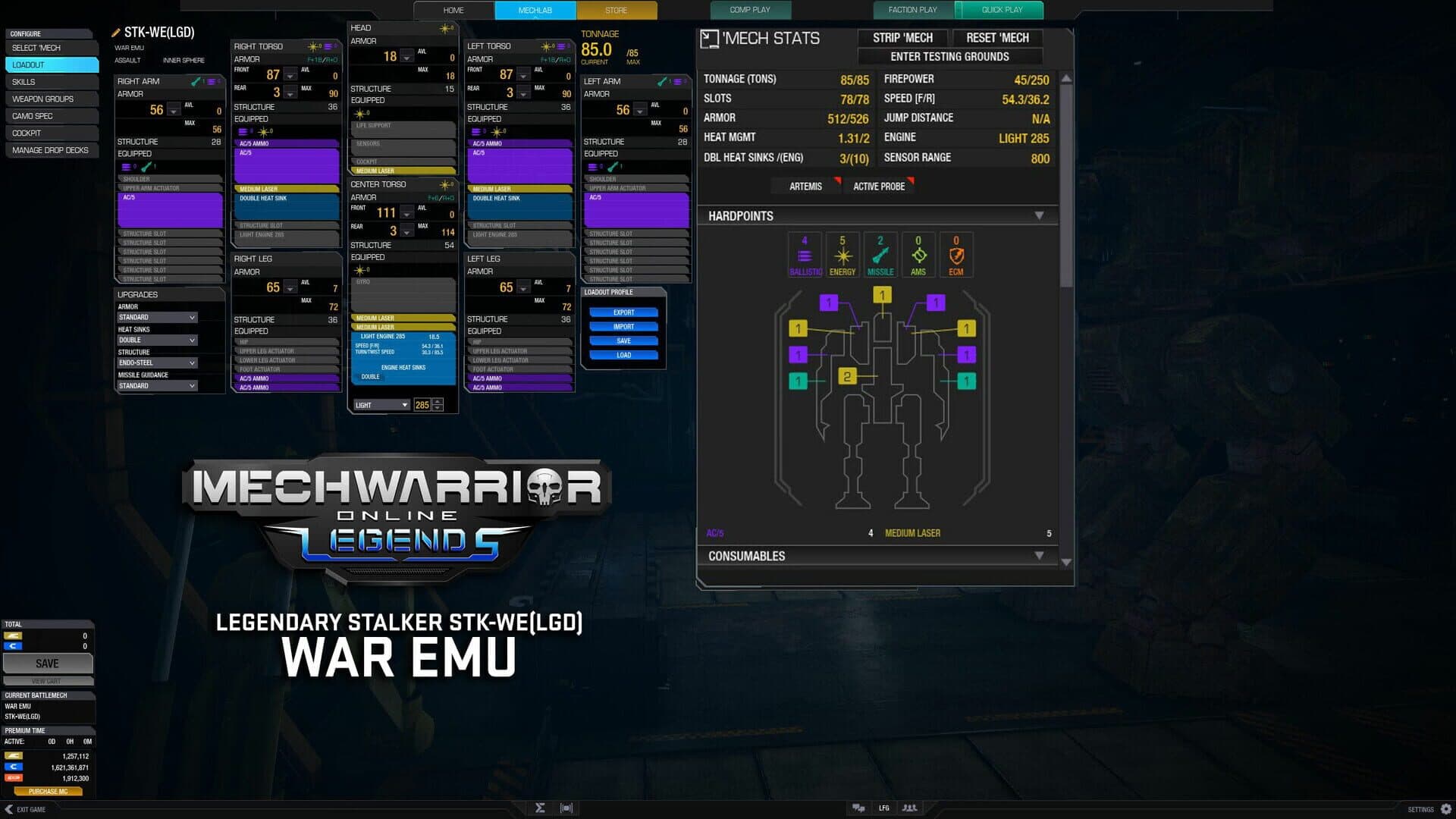 MechWarrior Online: War Emu Legendary Mech Pack screenshot 2