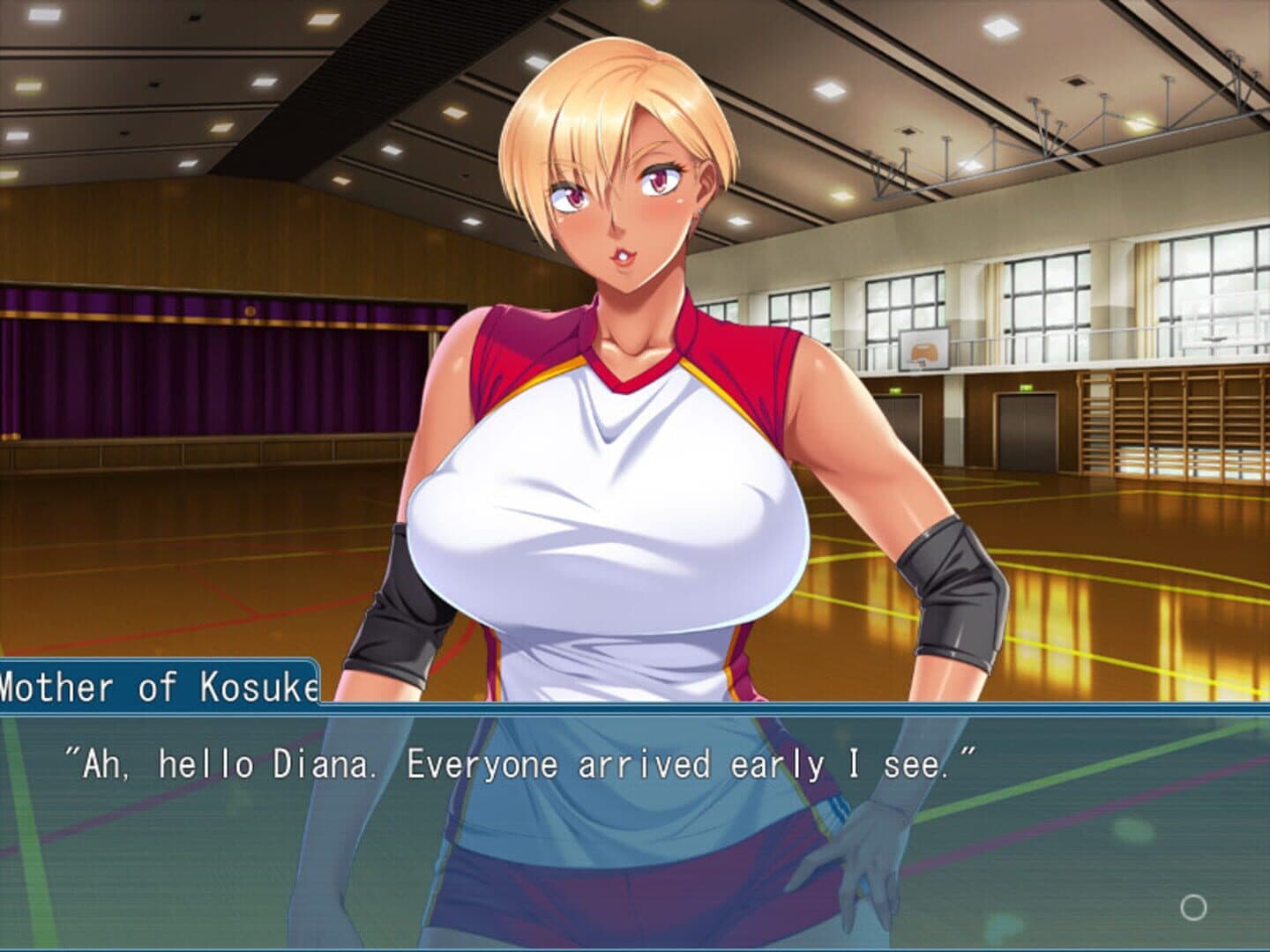Oh, Yes! Kasshoku Hitozuma no Seiyoku Kaishou ~Ero Ero Dekiru Mama-san Volley Kai~ screenshot 1