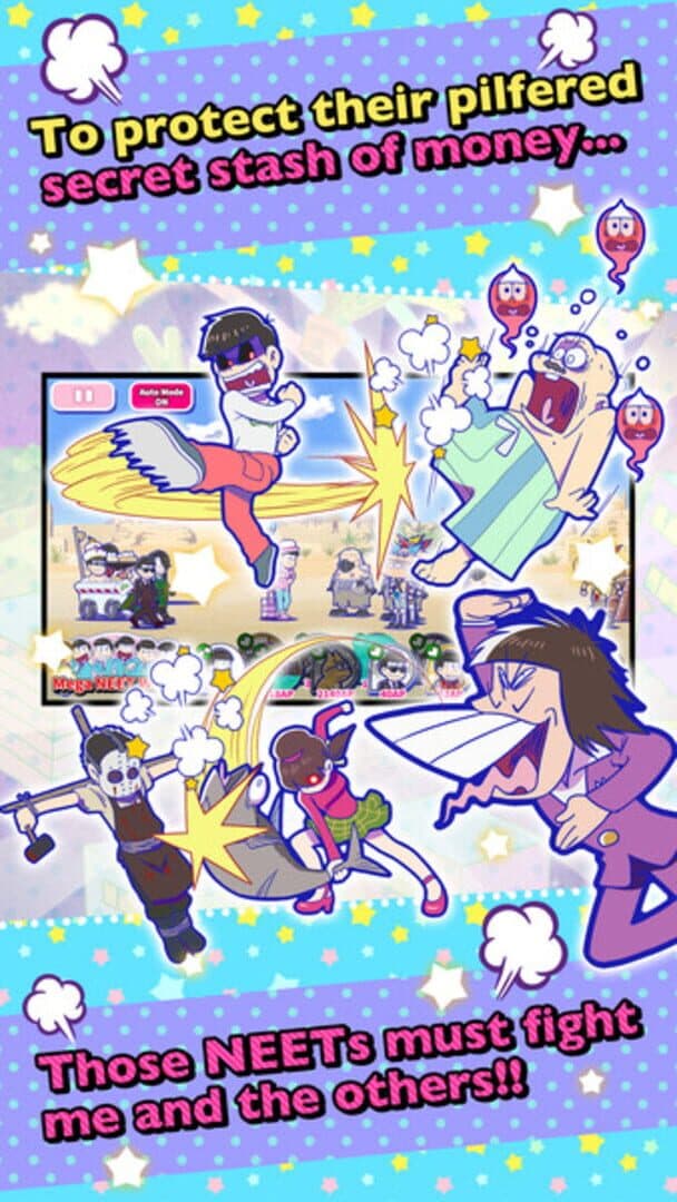 Osomatsu-san Hesokuri Wars: Battle of the NEETs screenshot 3