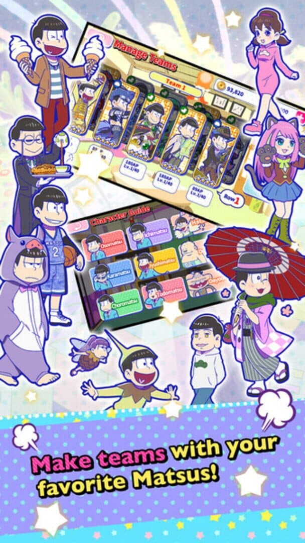 Osomatsu-san Hesokuri Wars: Battle of the NEETs screenshot 4