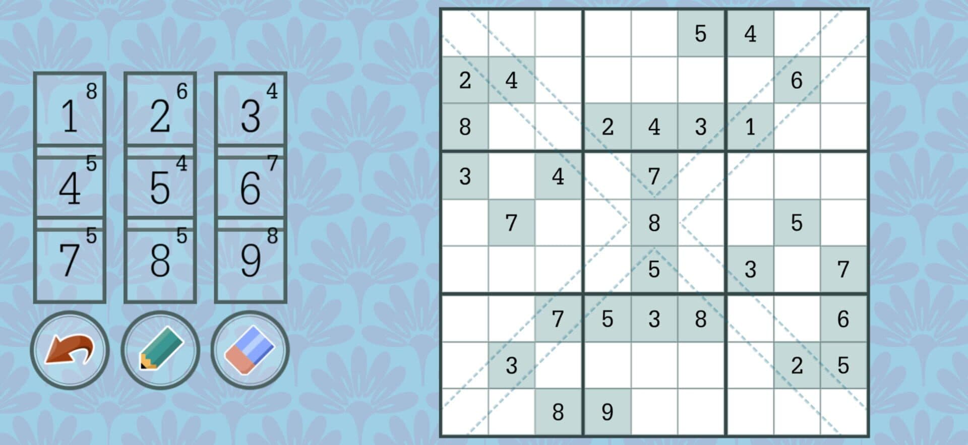 The Daily Diaonal Sudoku screenshot 1