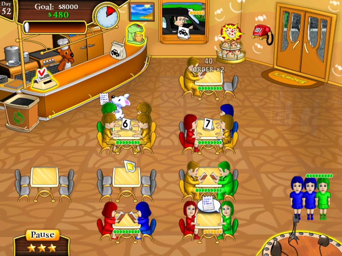 Snowy: Lunch Rush screenshot 1