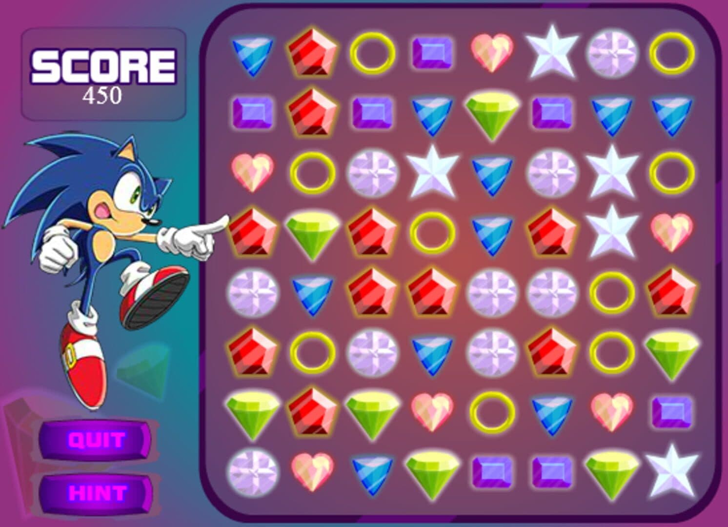 Sonic X: Emerald Grab screenshot 1