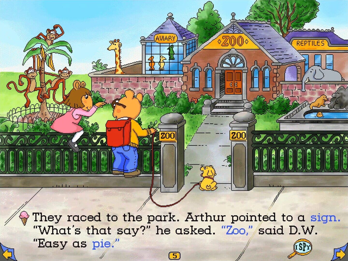 Arthur's Reading Race screenshot 2
