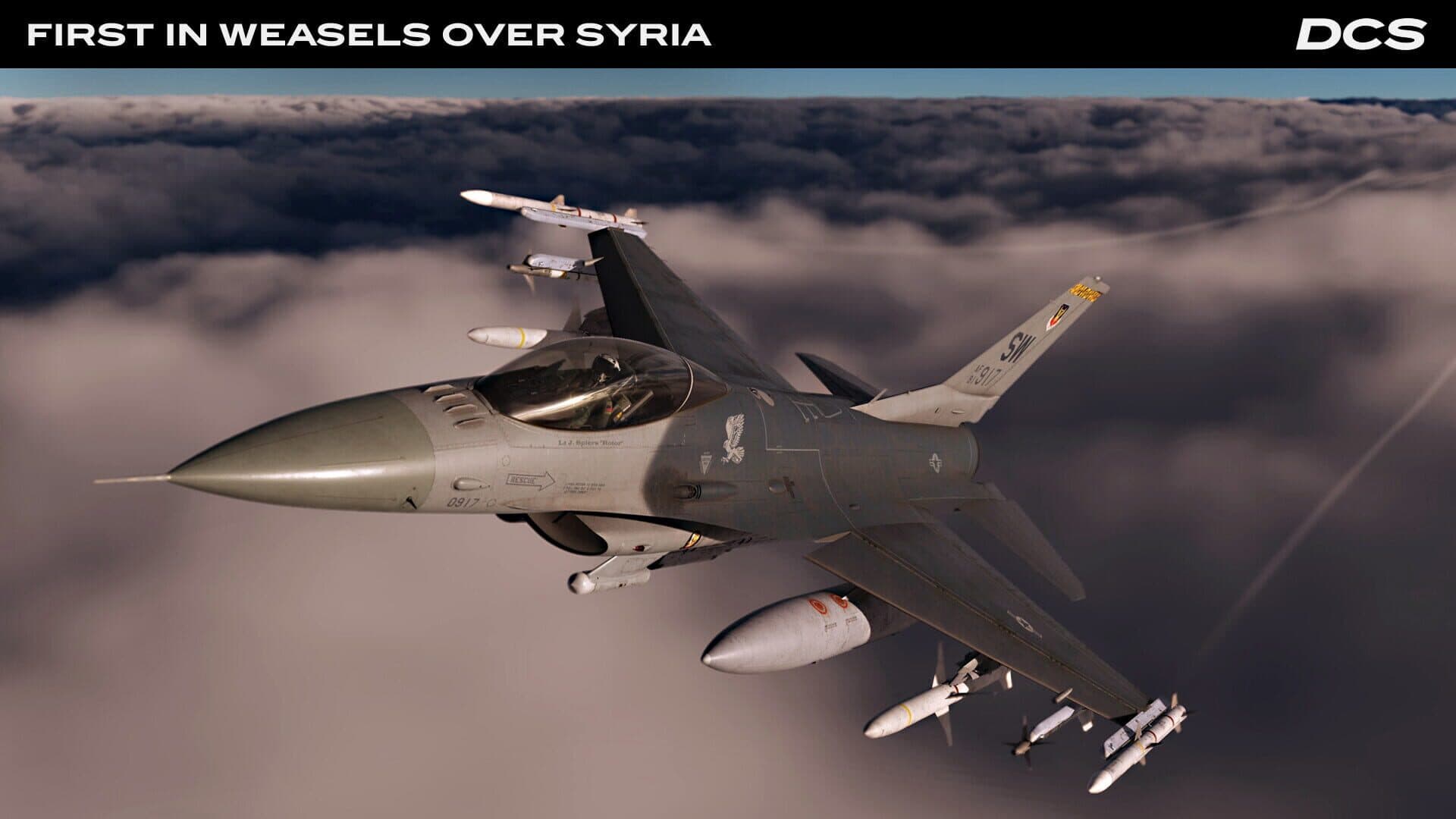DCS World: F-16C First in Weasels Over Syria Campaign by Ground Pounder Sims screenshot 5