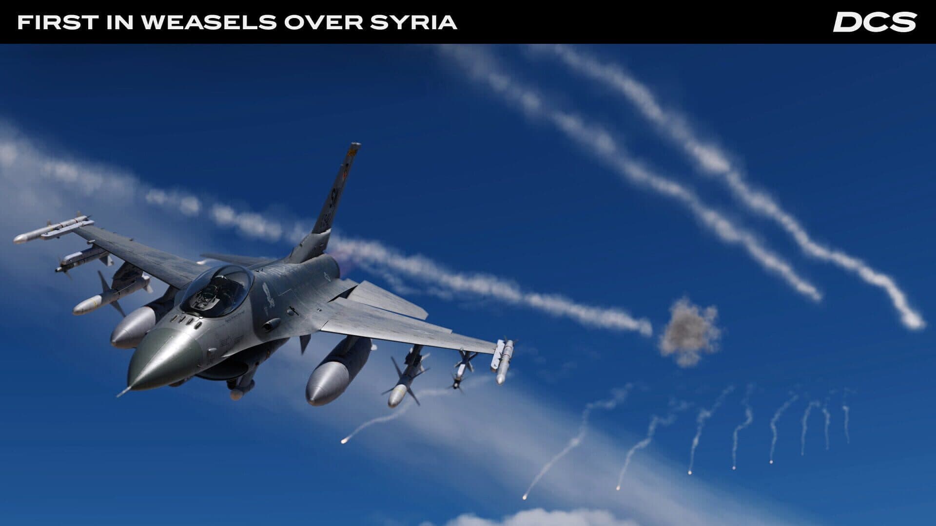 DCS World: F-16C First in Weasels Over Syria Campaign by Ground Pounder Sims screenshot 21