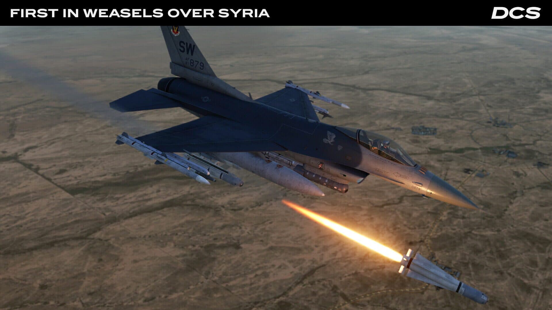 DCS World: F-16C First in Weasels Over Syria Campaign by Ground Pounder Sims screenshot 9