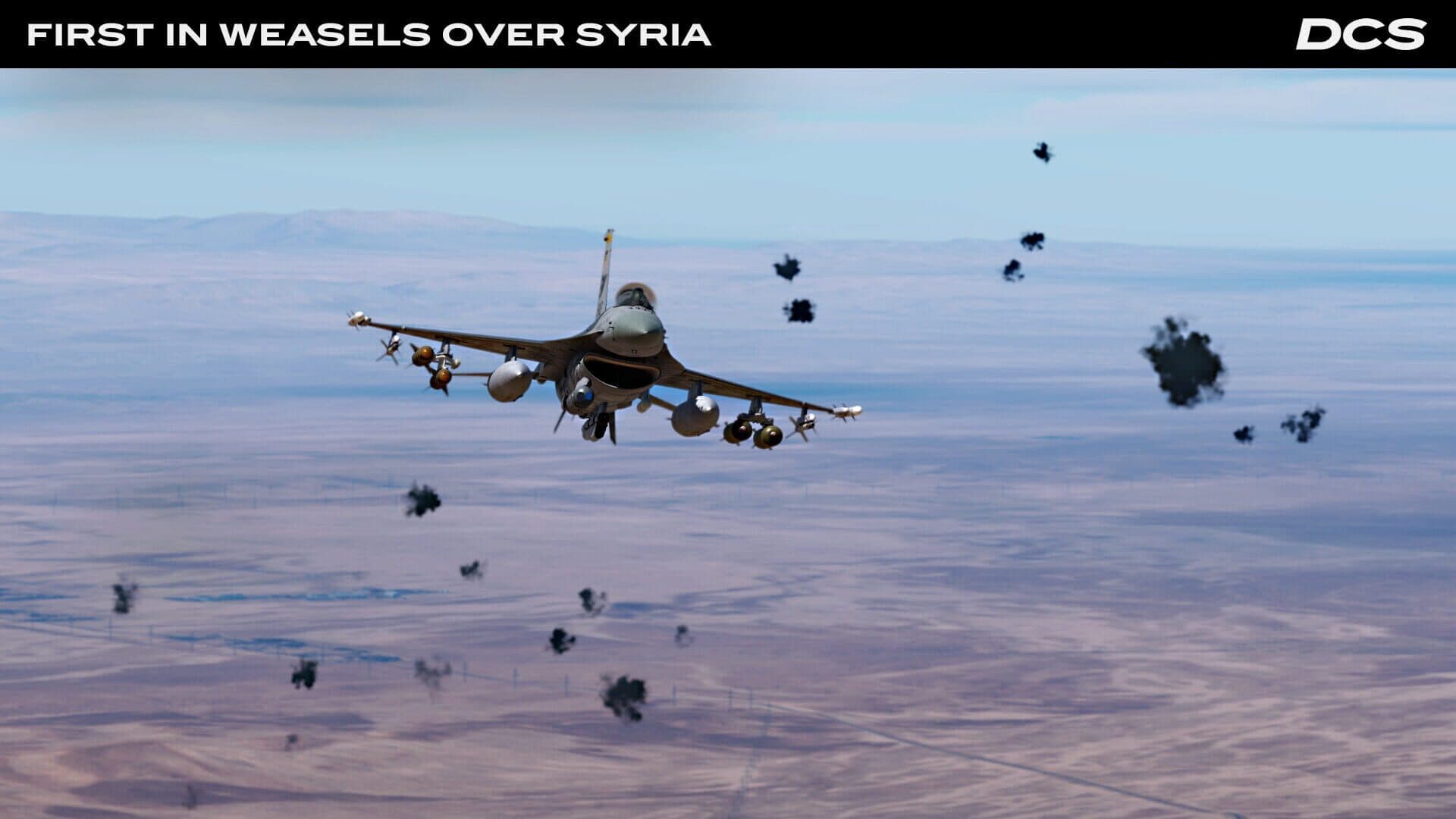 DCS World: F-16C First in Weasels Over Syria Campaign by Ground Pounder Sims screenshot 10