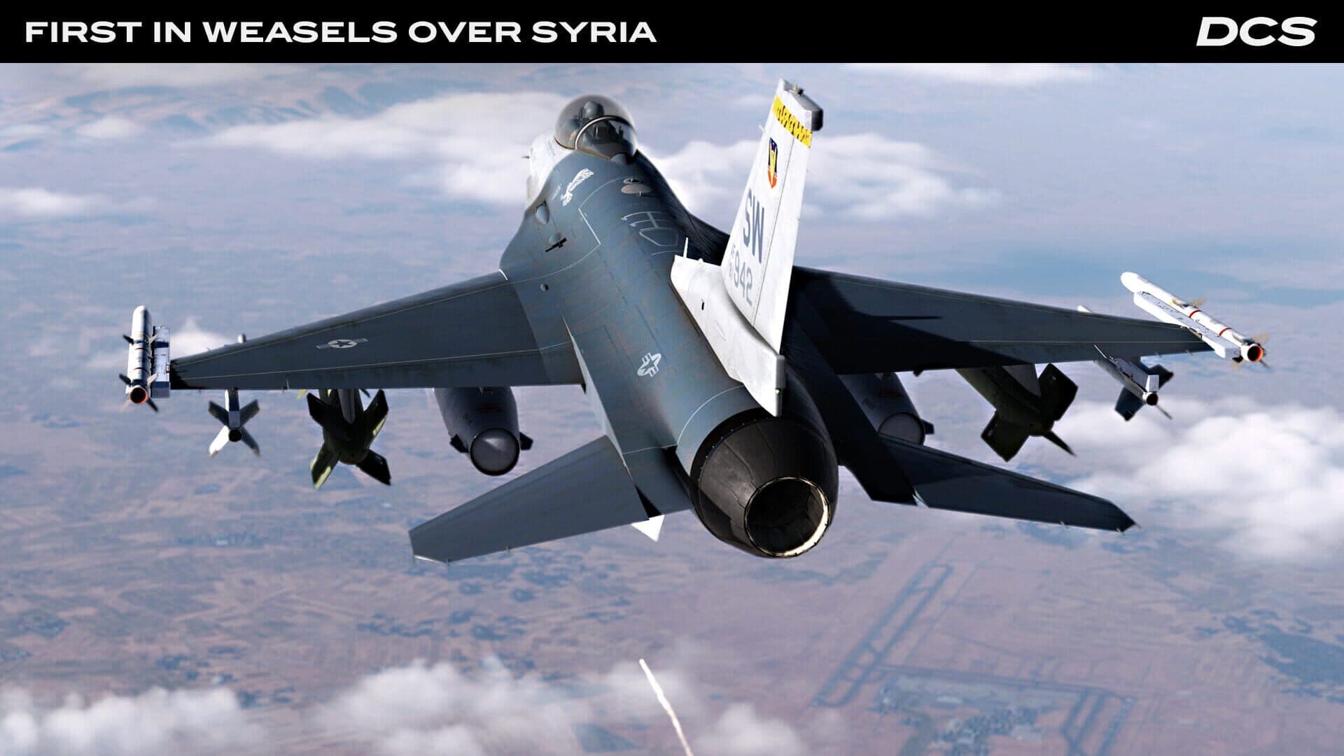 DCS World: F-16C First in Weasels Over Syria Campaign by Ground Pounder Sims screenshot 11