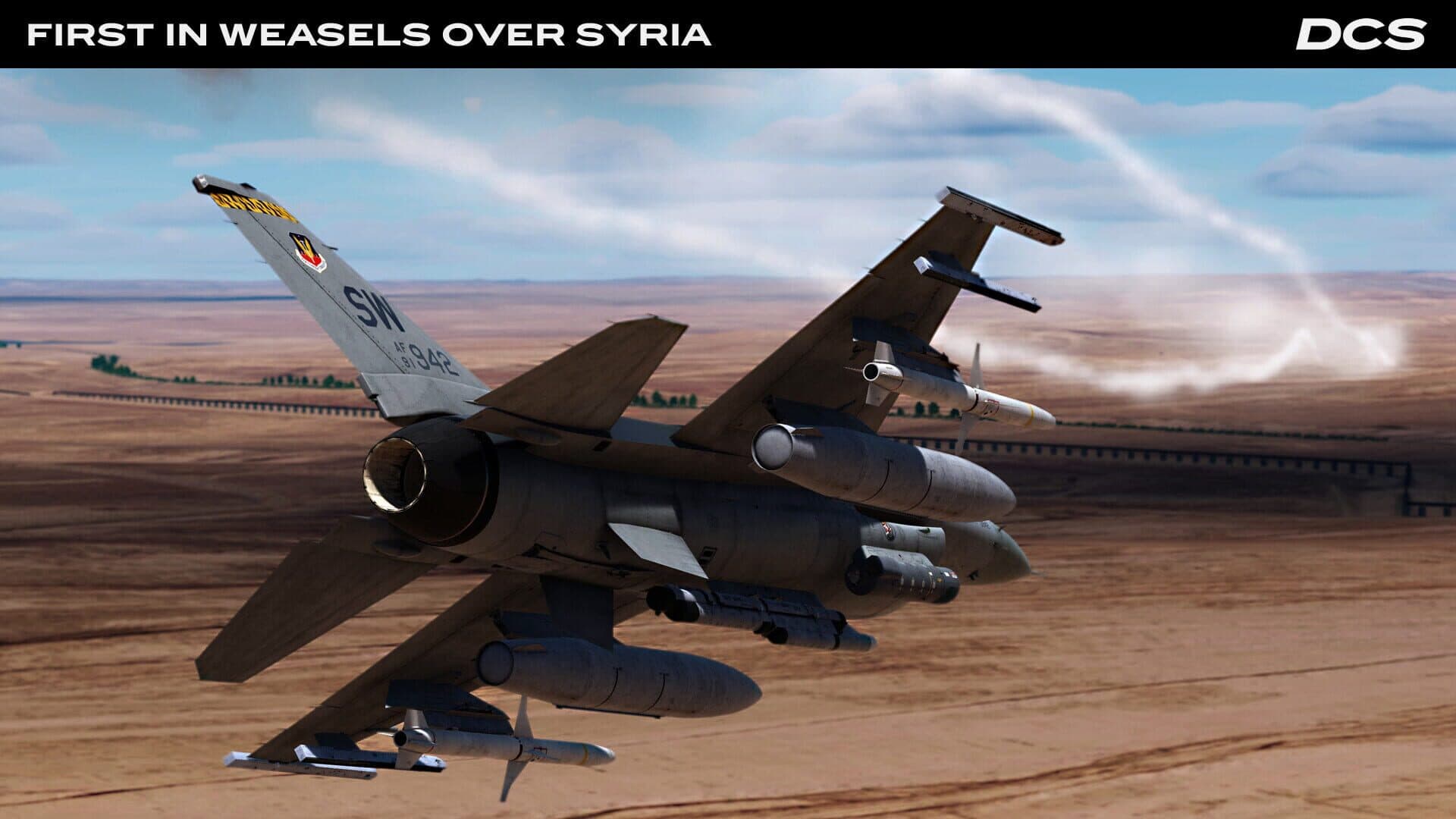 DCS World: F-16C First in Weasels Over Syria Campaign by Ground Pounder Sims screenshot 13