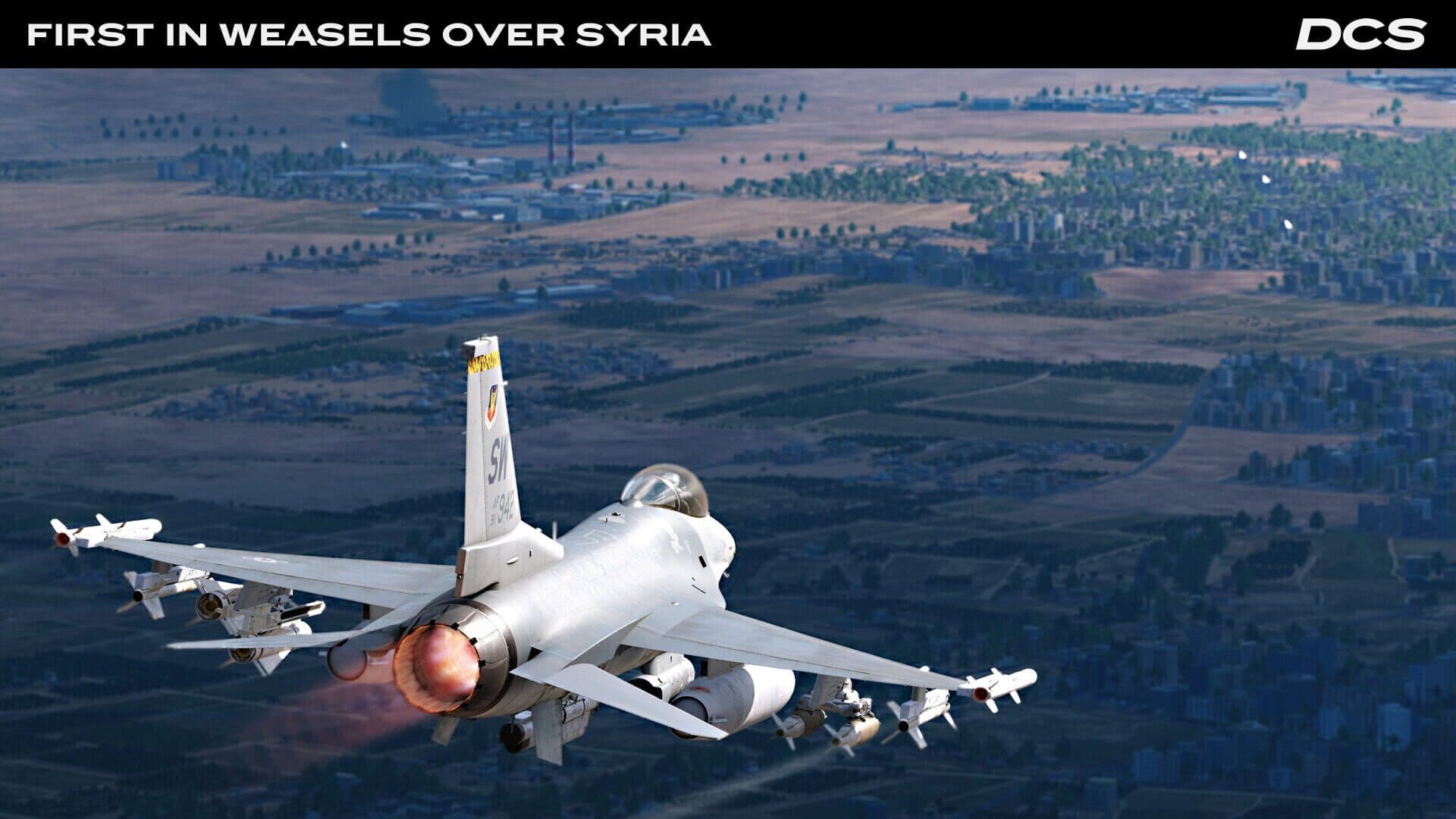 DCS World: F-16C First in Weasels Over Syria Campaign by Ground Pounder Sims screenshot 16
