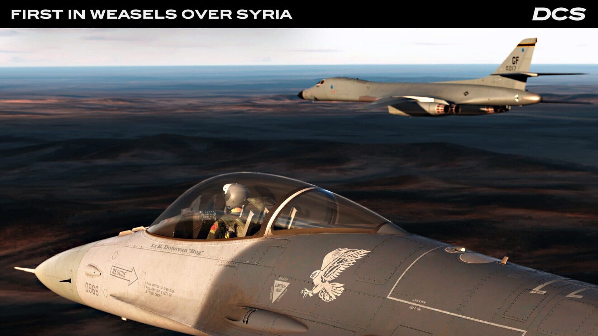 DCS World: F-16C First in Weasels Over Syria Campaign by Ground Pounder Sims screenshot 17