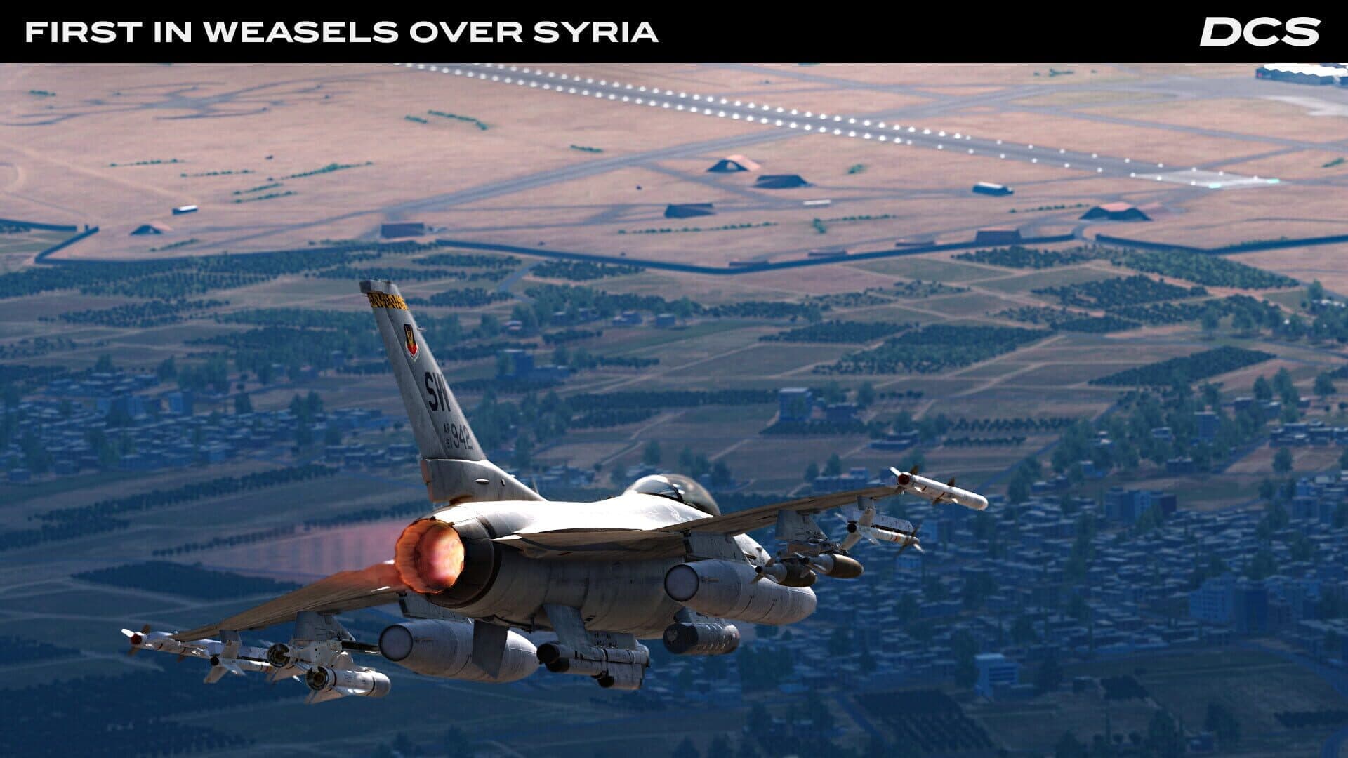 DCS World: F-16C First in Weasels Over Syria Campaign by Ground Pounder Sims screenshot 20