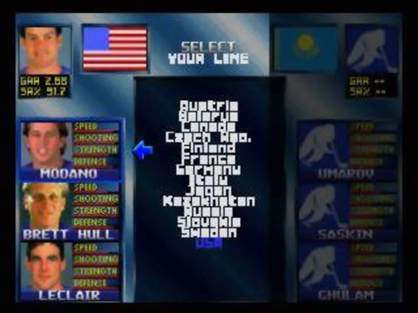 Olympic Hockey 98 screenshot 4