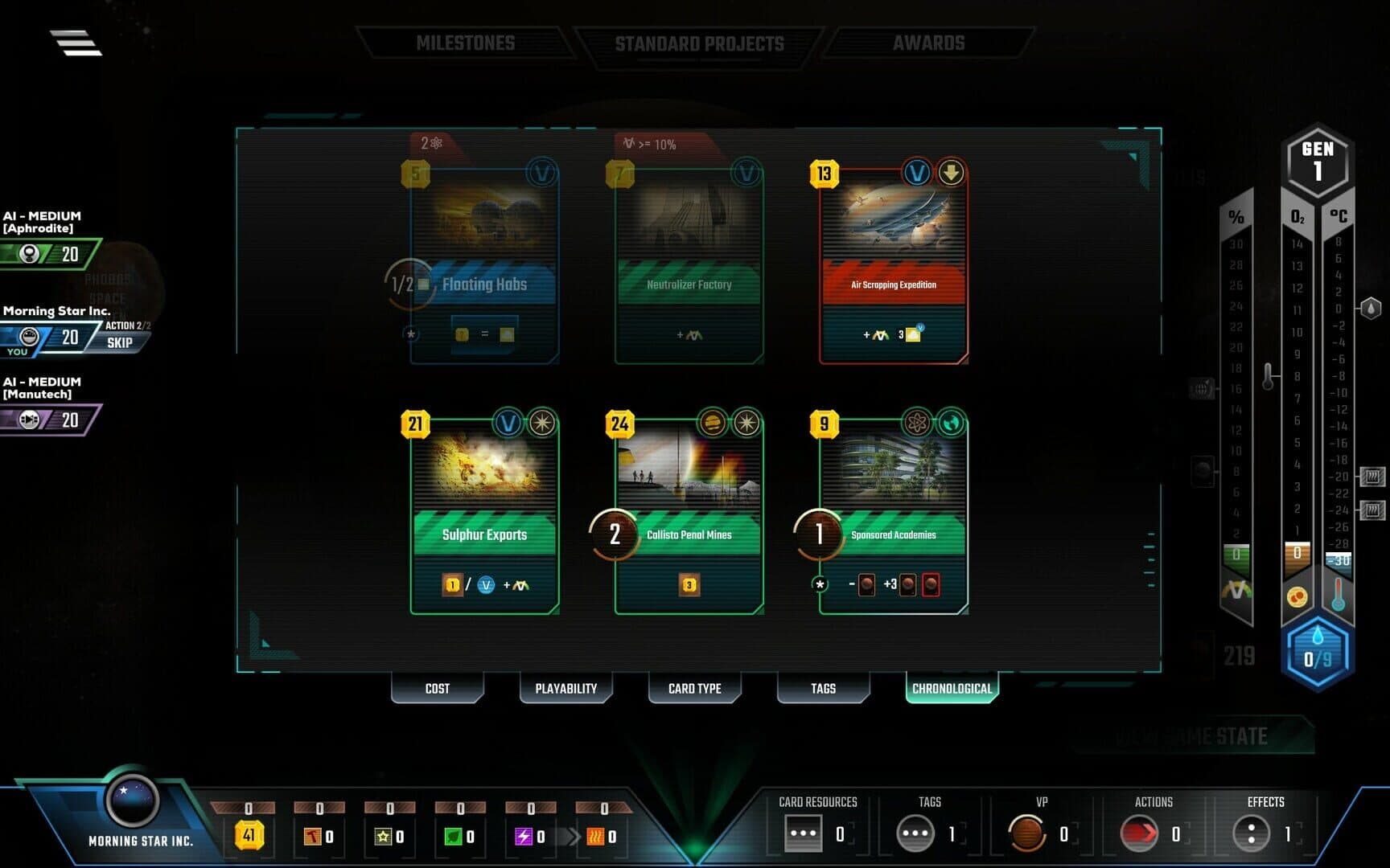 Terraforming Mars: Venus Next screenshot 1