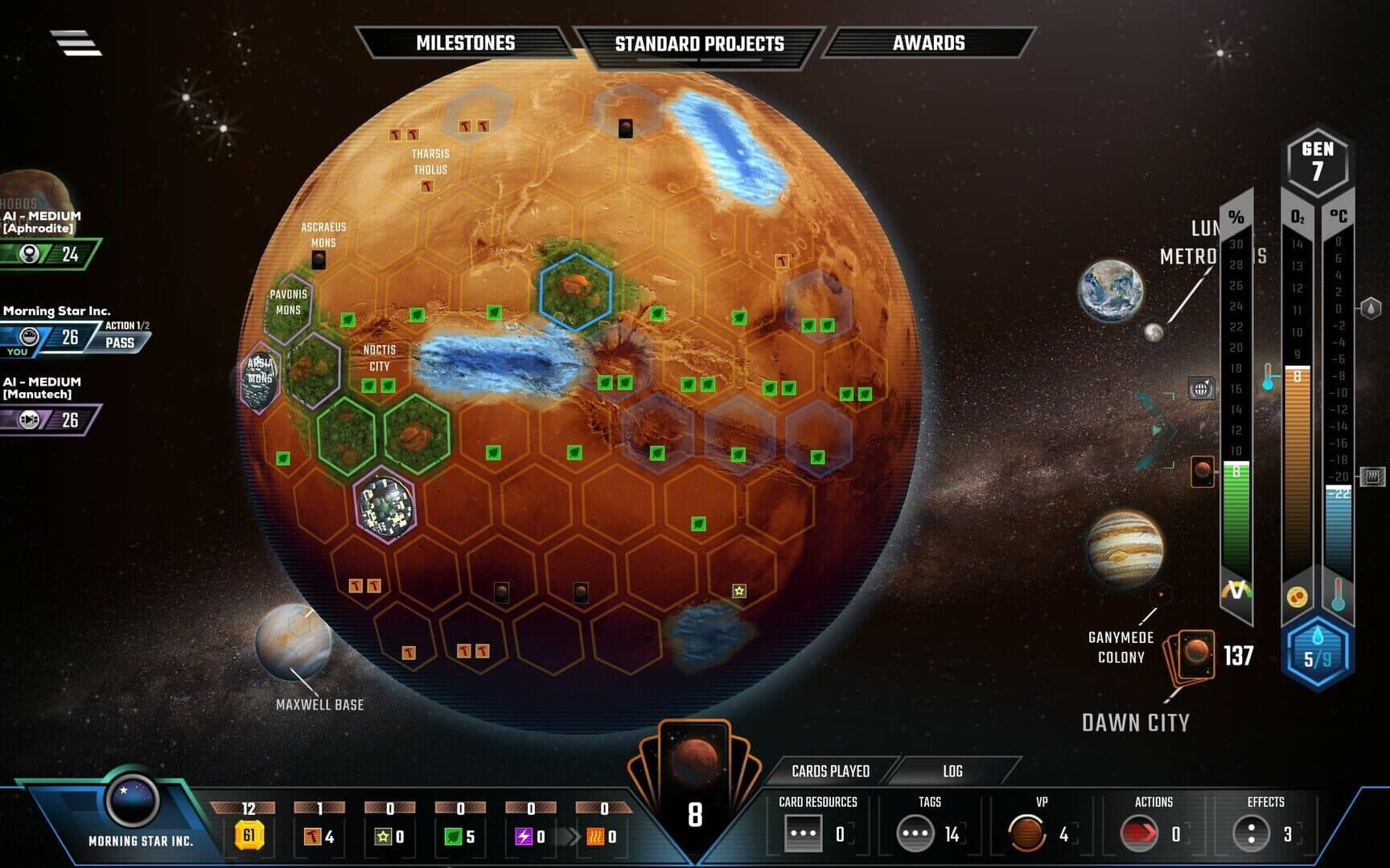 Terraforming Mars: Venus Next screenshot 2