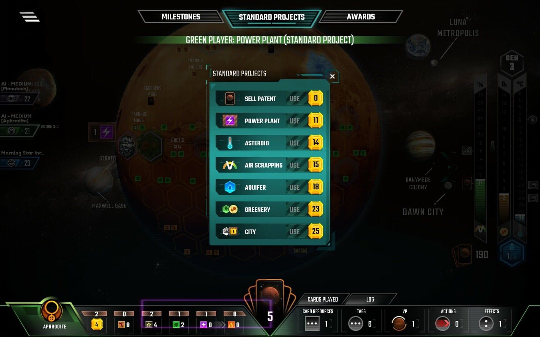 Terraforming Mars: Venus Next screenshot 3