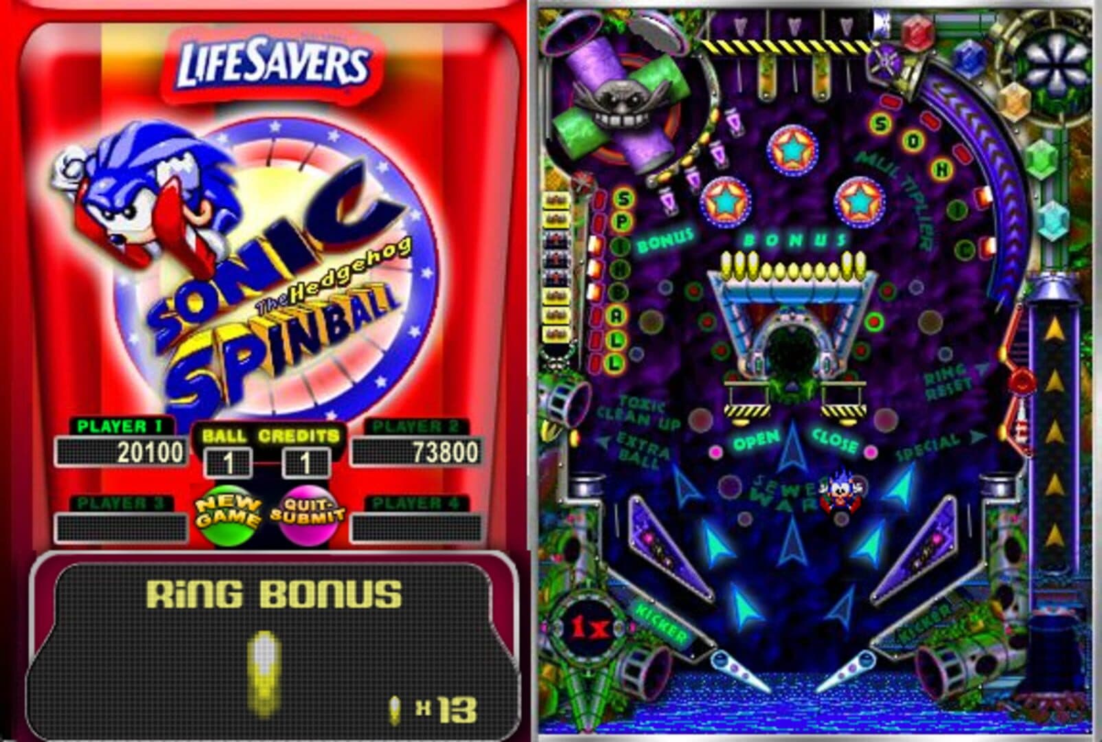 Sonic Spinball: Life Savers screenshot 2