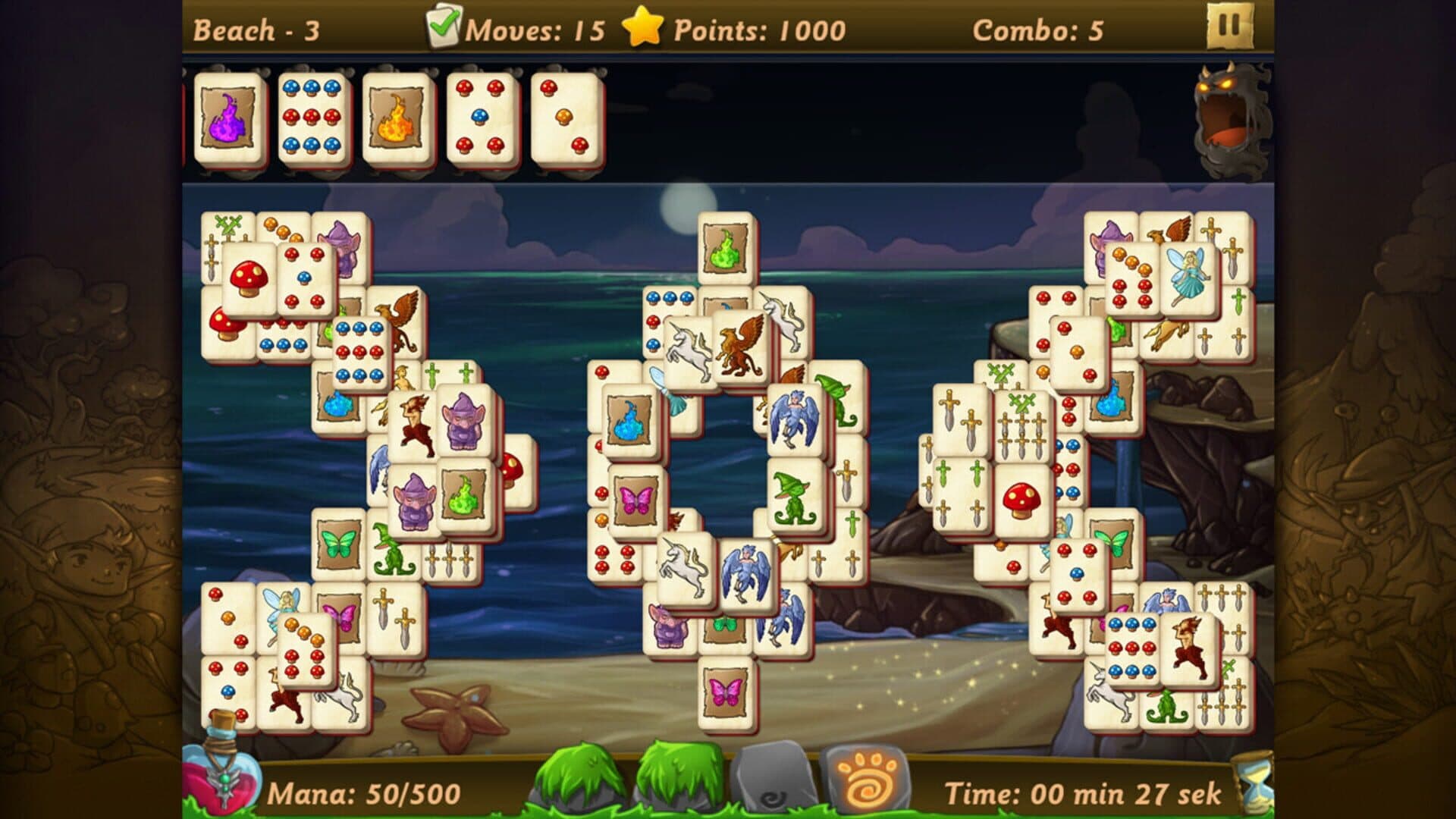 Elves vs. Goblins Mahjongg World screenshot 4