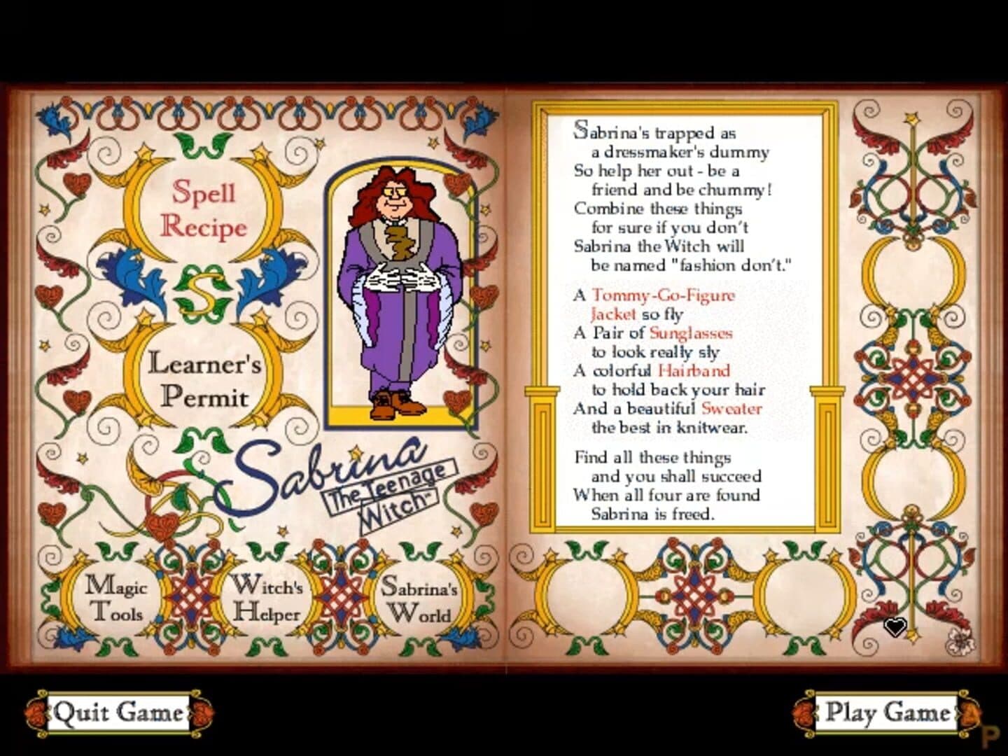Sabrina, the Teenage Witch: Spellbound screenshot 1