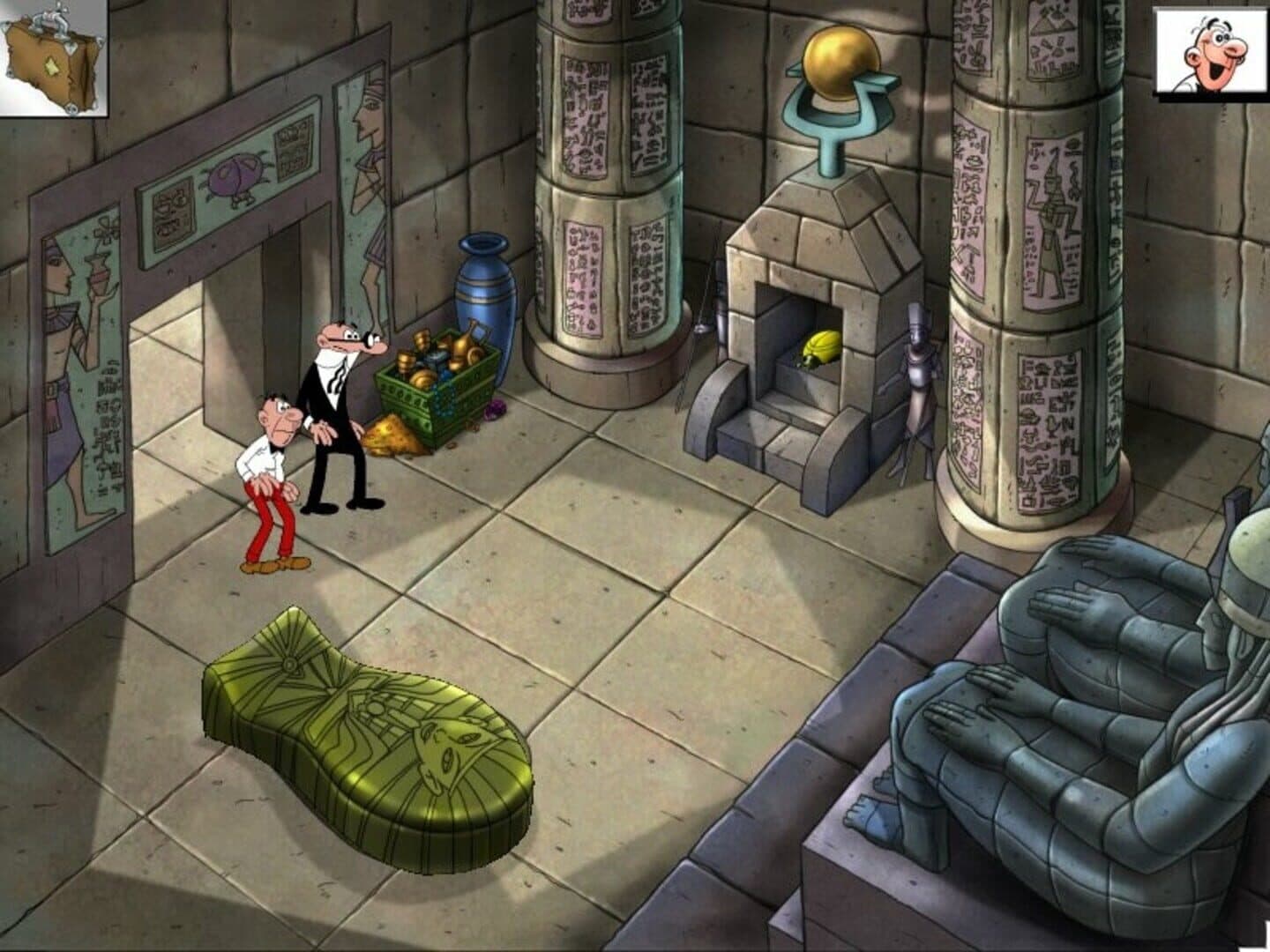 Mortadelo y Filemón: El Escarabajo de Cleopatra screenshot 1