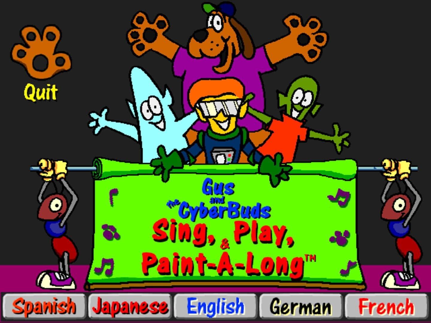 Gus and the Cyberbuds: Sing, Play & Paint-A-Long screenshot 1